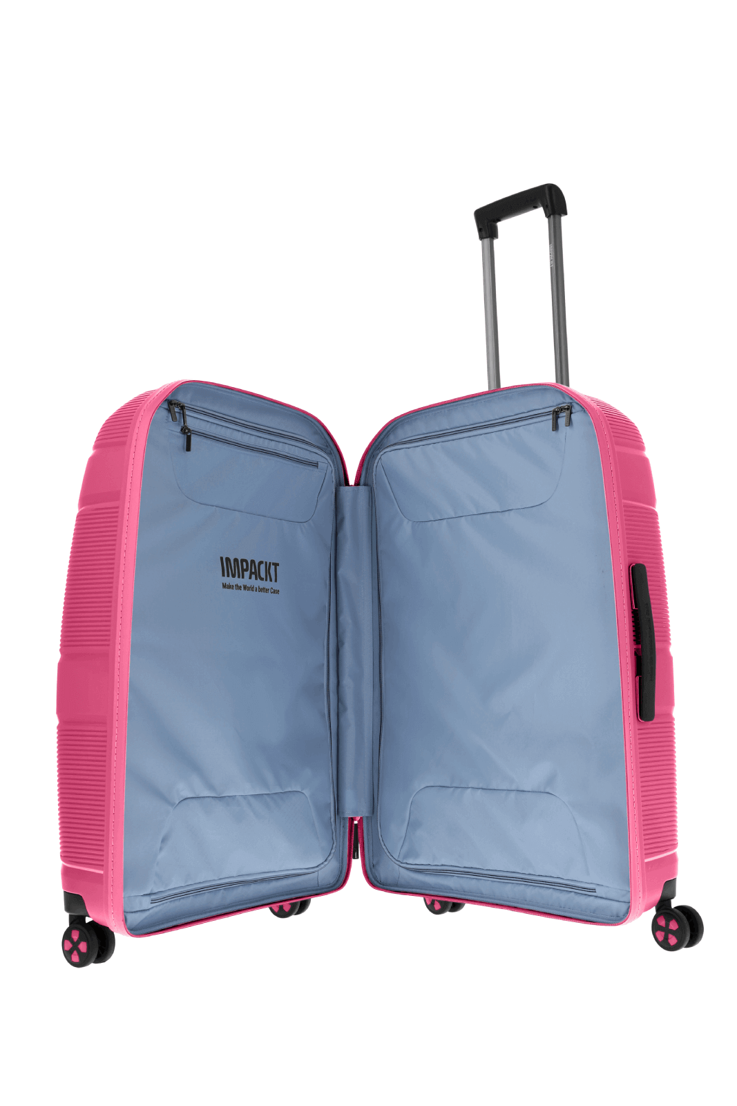IMPACKT Koffer IP 1 L 76 cm mit 4 Rollen Flora Pink