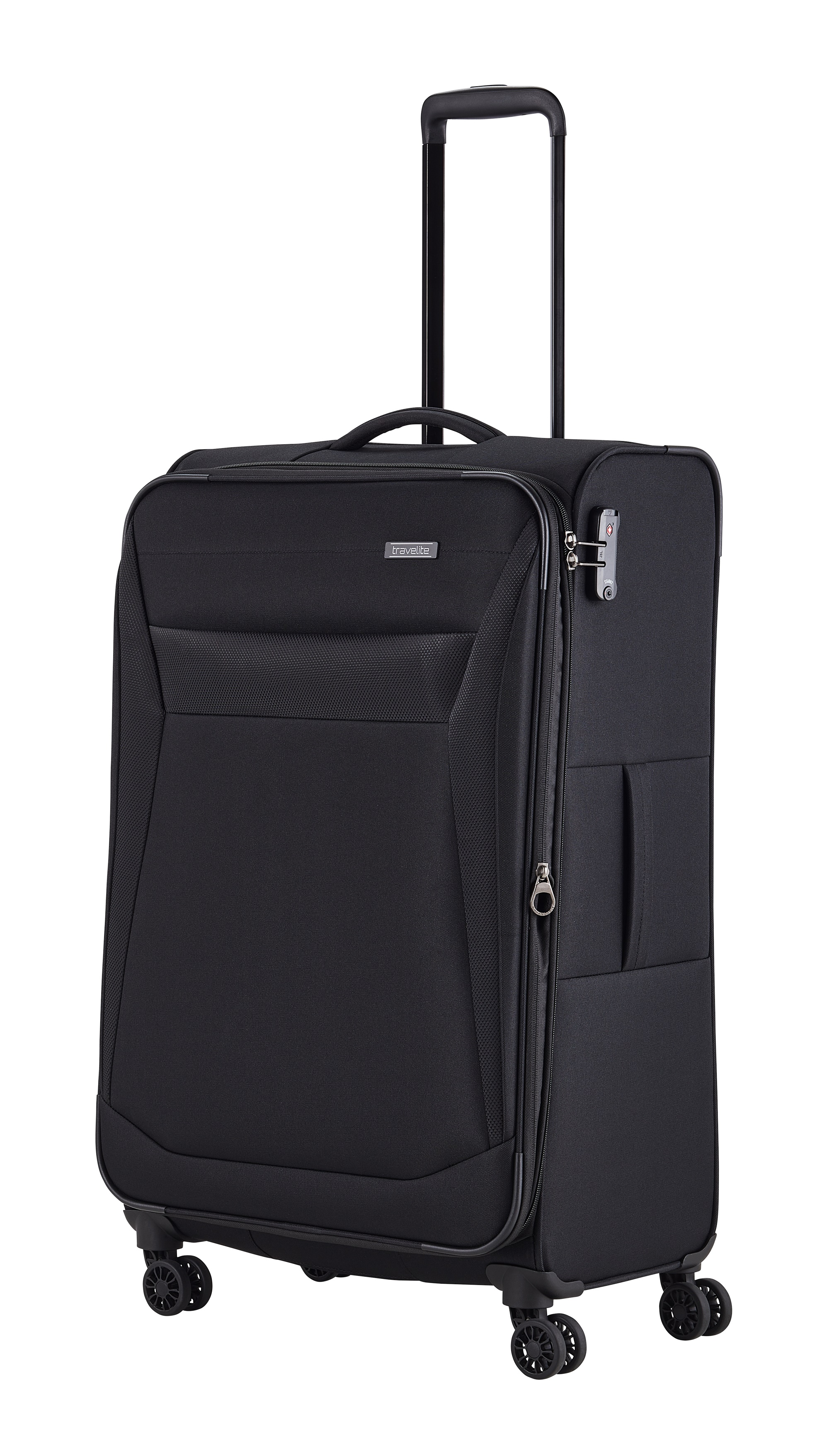 Travelite Trolley Chios L 78 cm mit 4 Rollen Schwarz