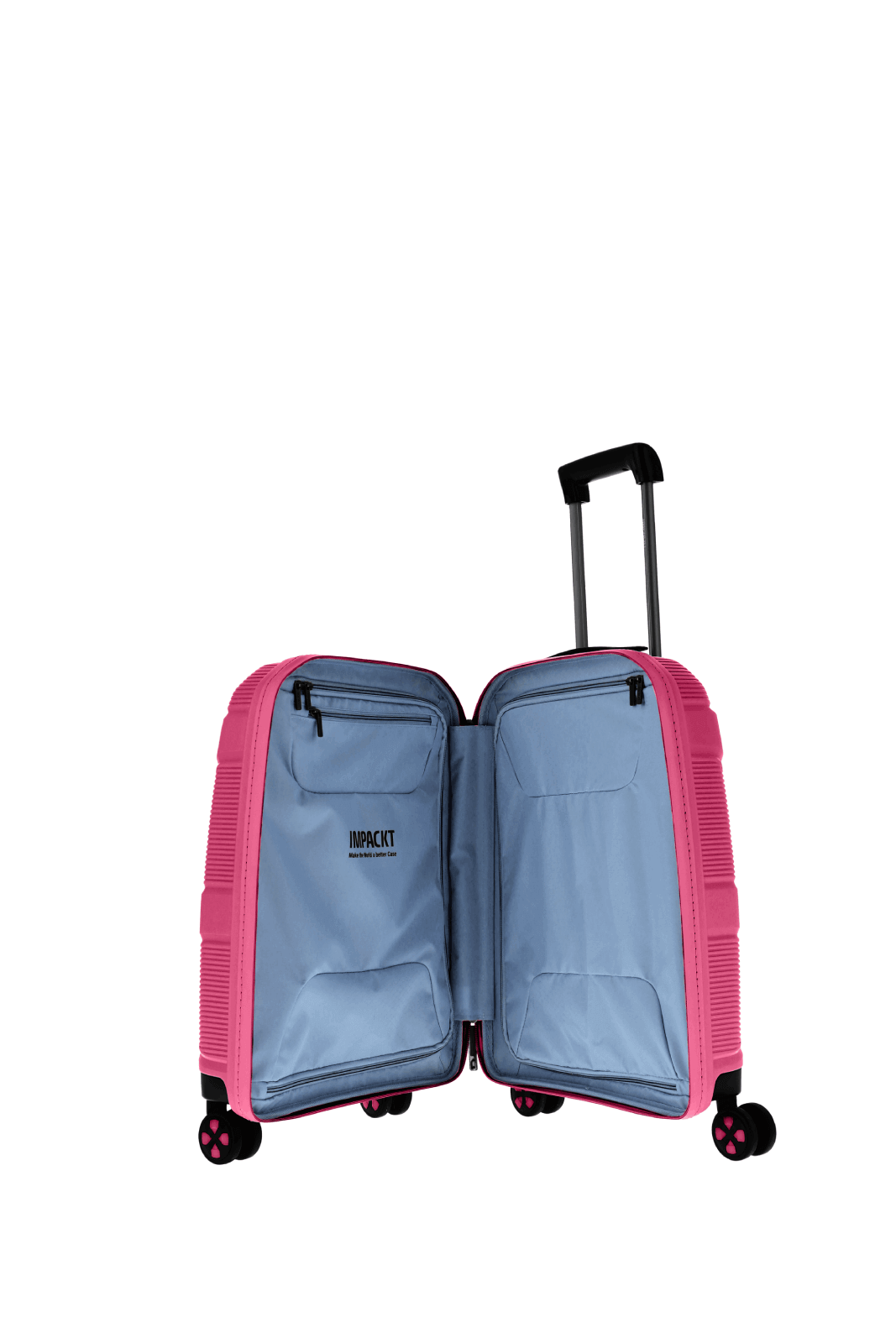 IMPACKT Koffer IP 1 S 55 cm mit 4 Rollen Flora Pink