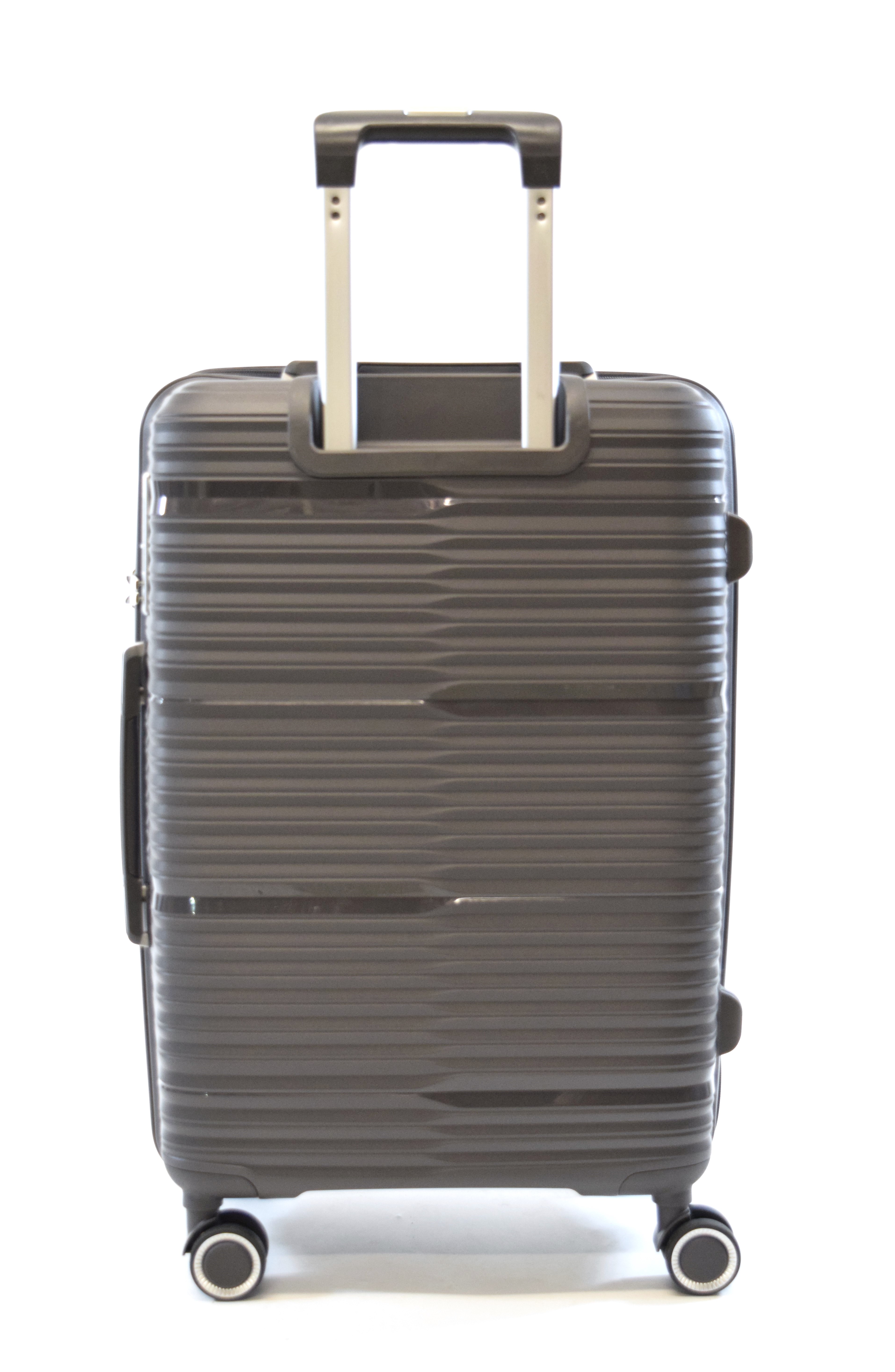 Trolley Koffer Flightourer Gr. M 66 cm mit 4 Rollen Stone Grau