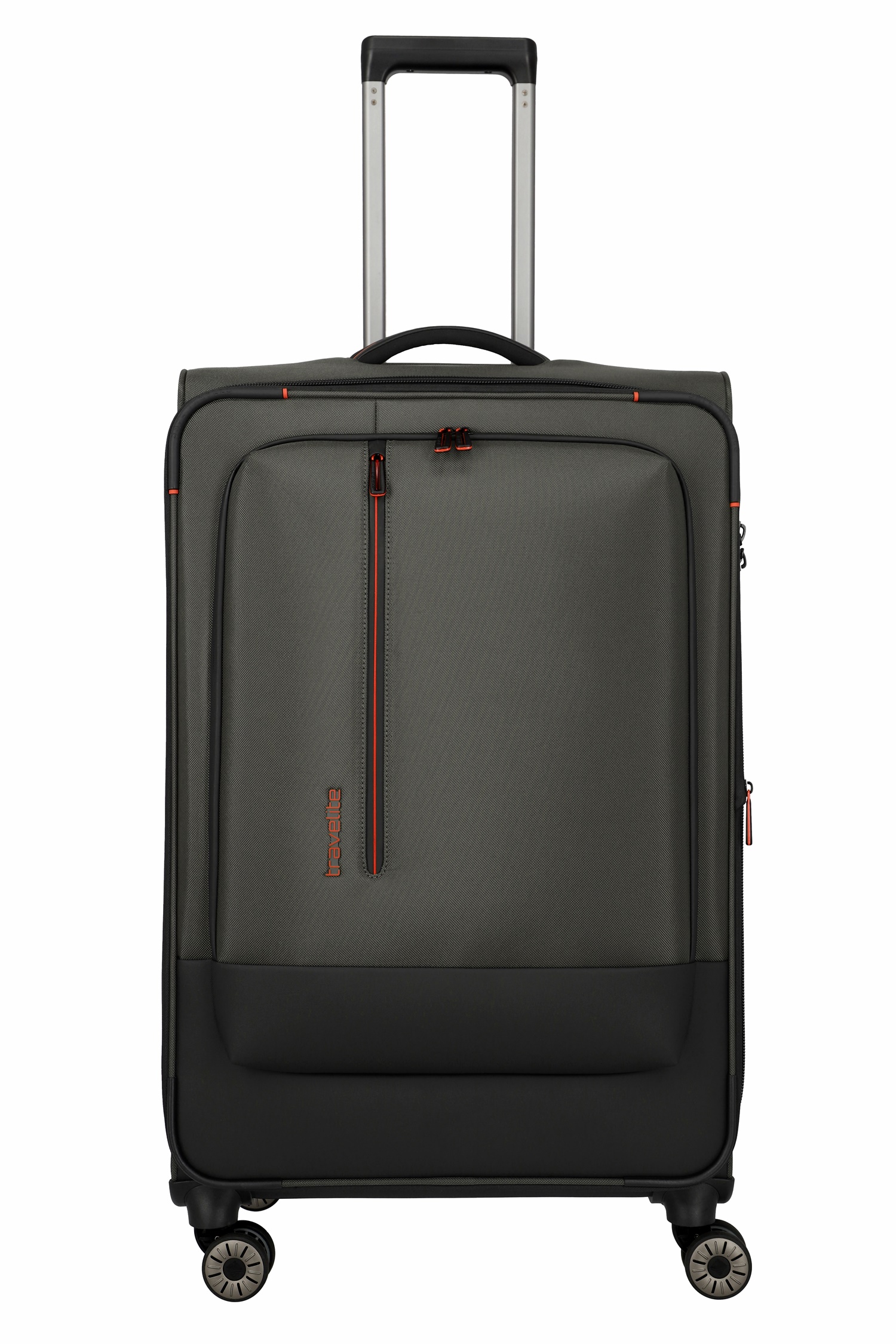 Travelite Trolley Crosslite L 77 cm Dehnfalte 4 Rollen  Oliv