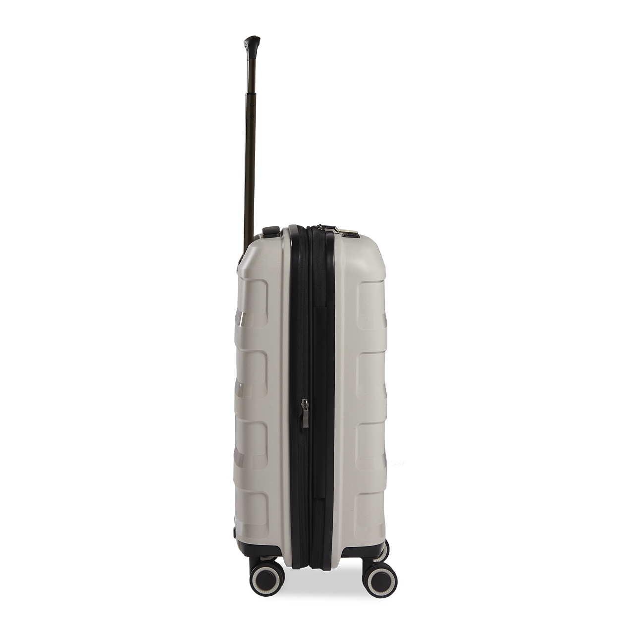 Stratic Straw Plus Trolley S 55 cm mit 4 Rollen aus Bio Kunststoff Beige