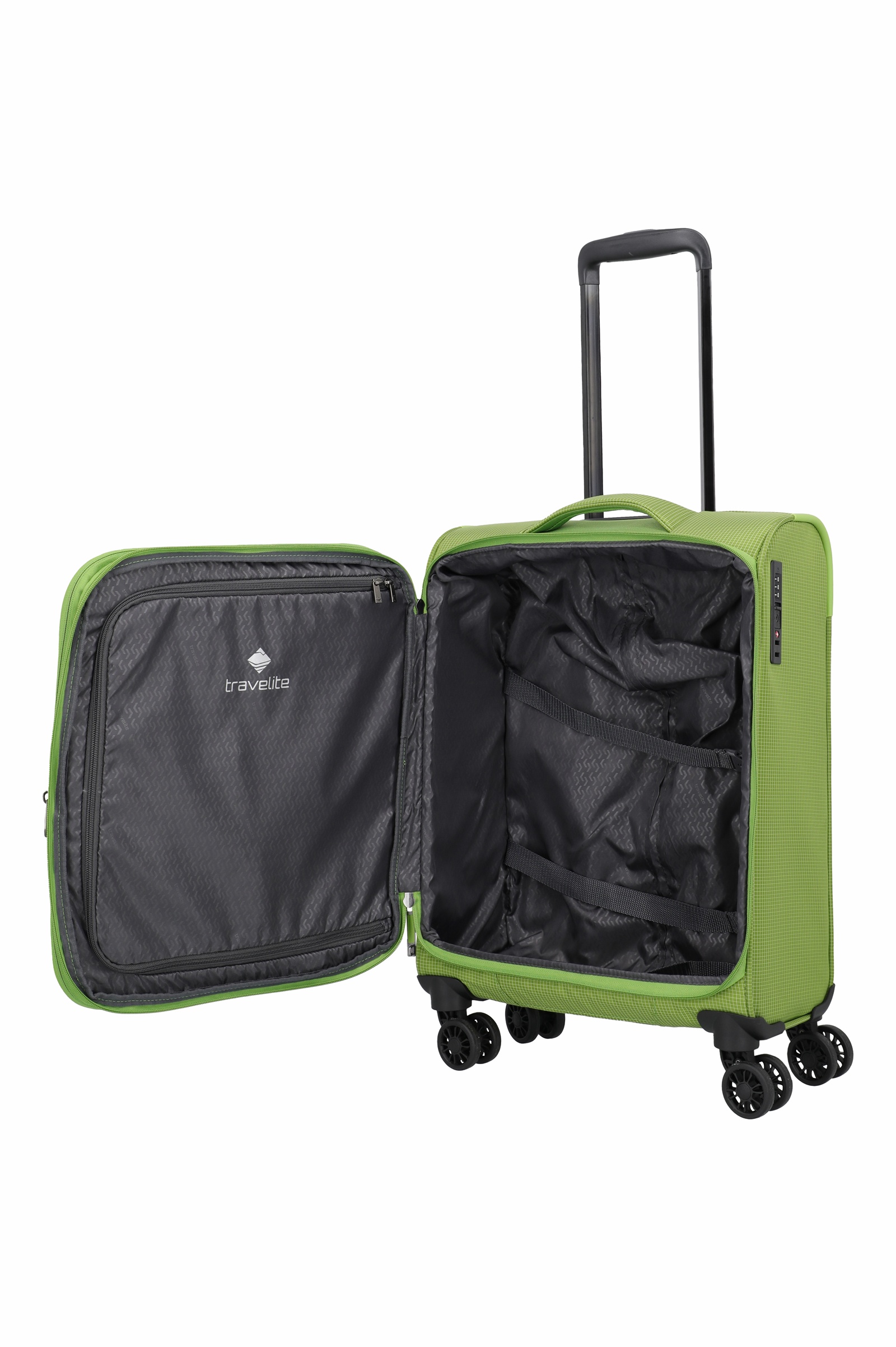 Travelite Trolley Corsiica S 55 cm mit 4 Rollen Fresch Green