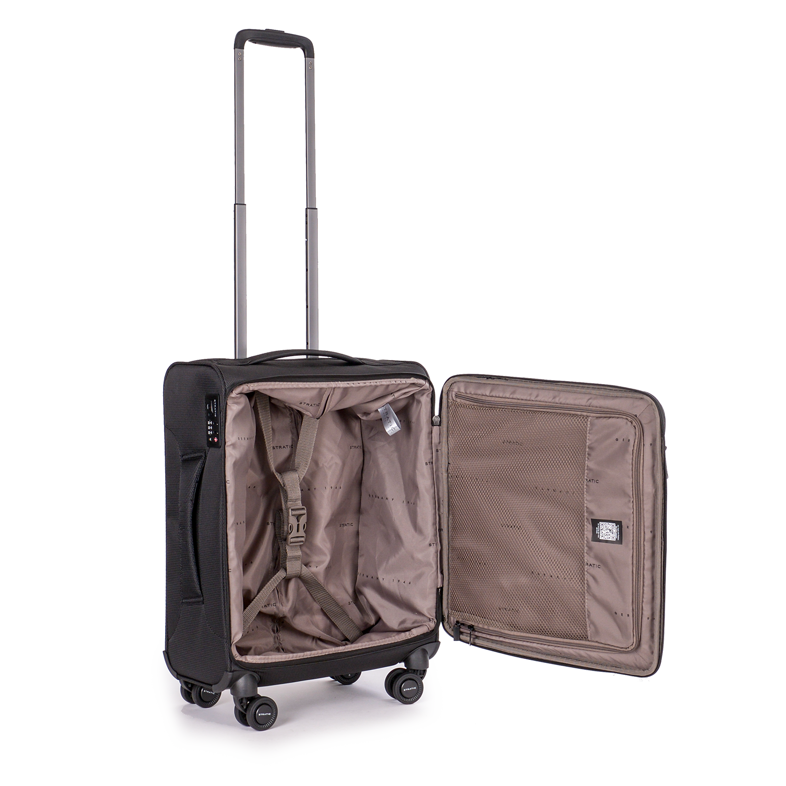 Wenger Pc Light 4 Rollen Kabinentrolley 55 Cm Stratic Light+ Koffer 4 Rollen Gr. S 55 cm | Leder2000.de