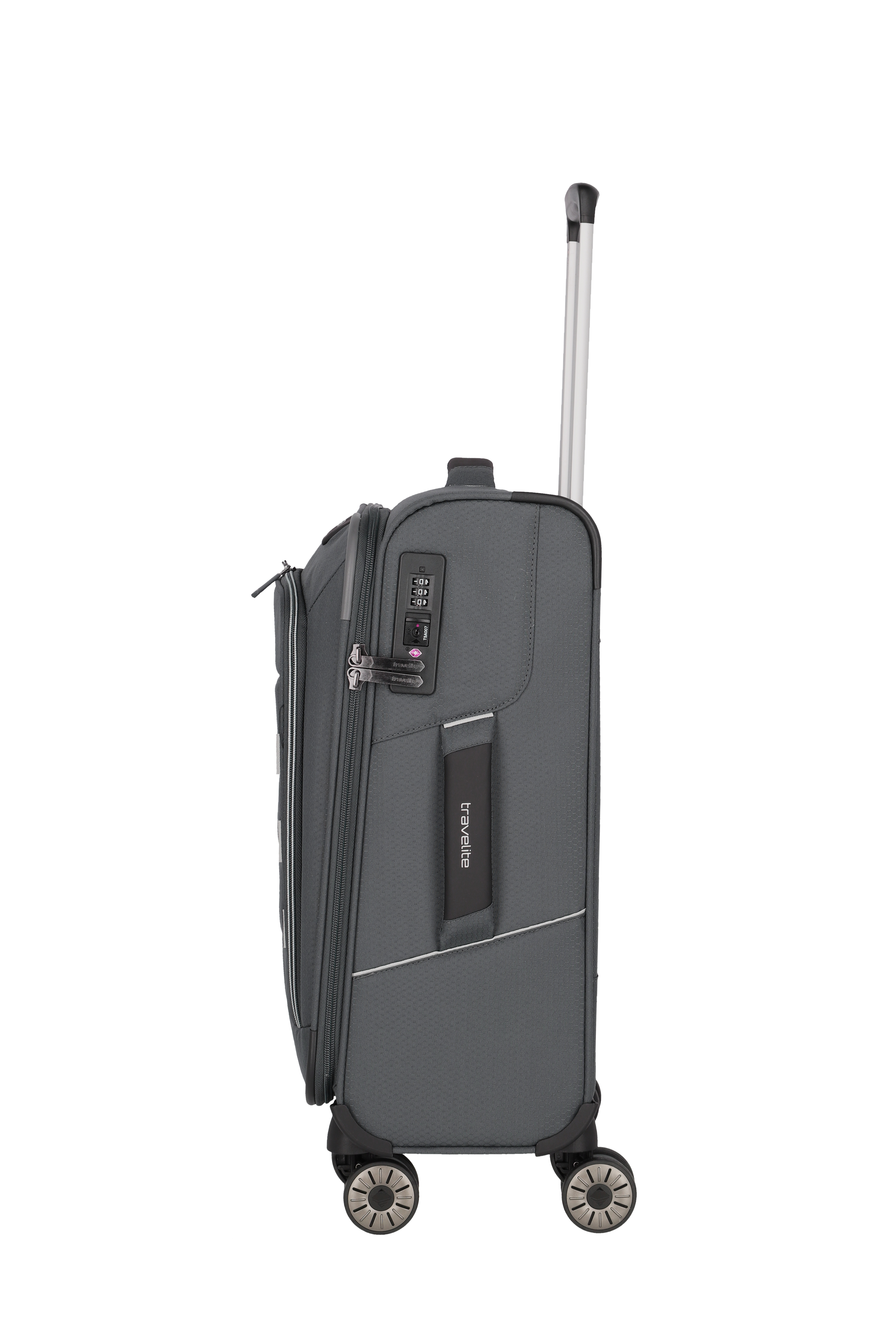 Travelite Trolley SKAII S 55 cm mit 4 Rollen Gipfelgrau