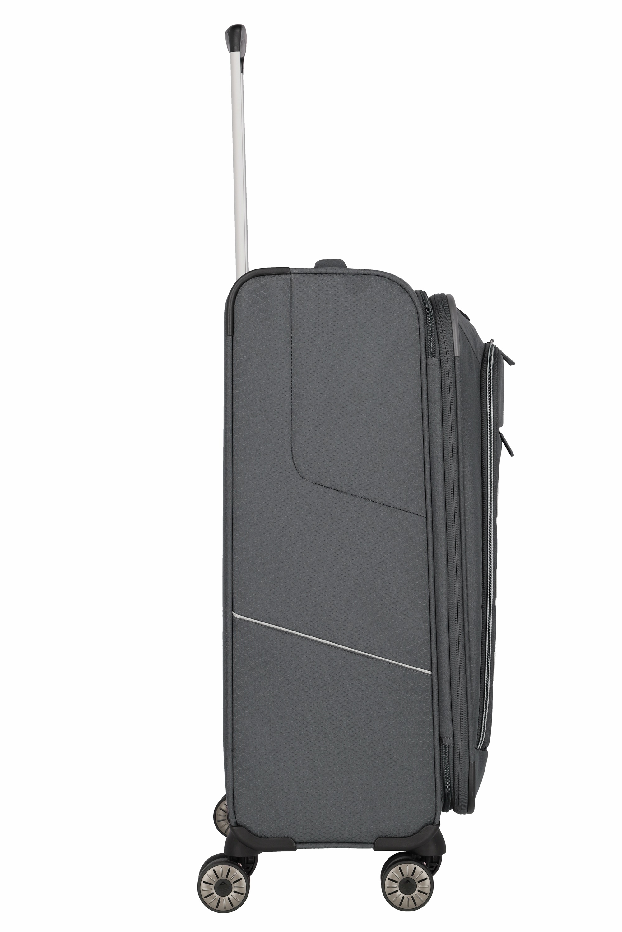 Travelite Trolley SKAII M 67 cm mit 4 Rollen Gipfelgrau