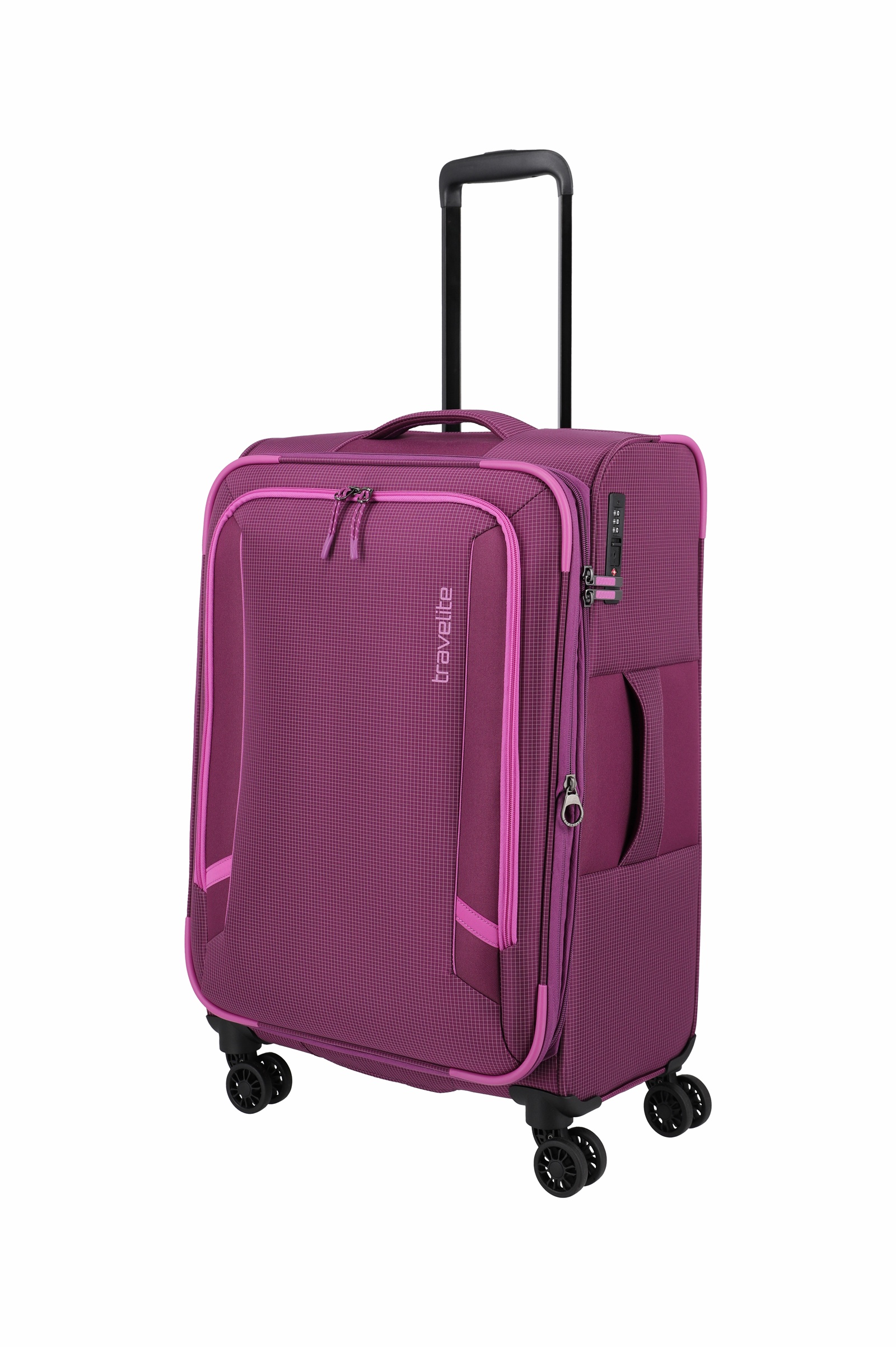 Travelite Trolley Corsiica L 77 cm mit 4 Rollen Pink