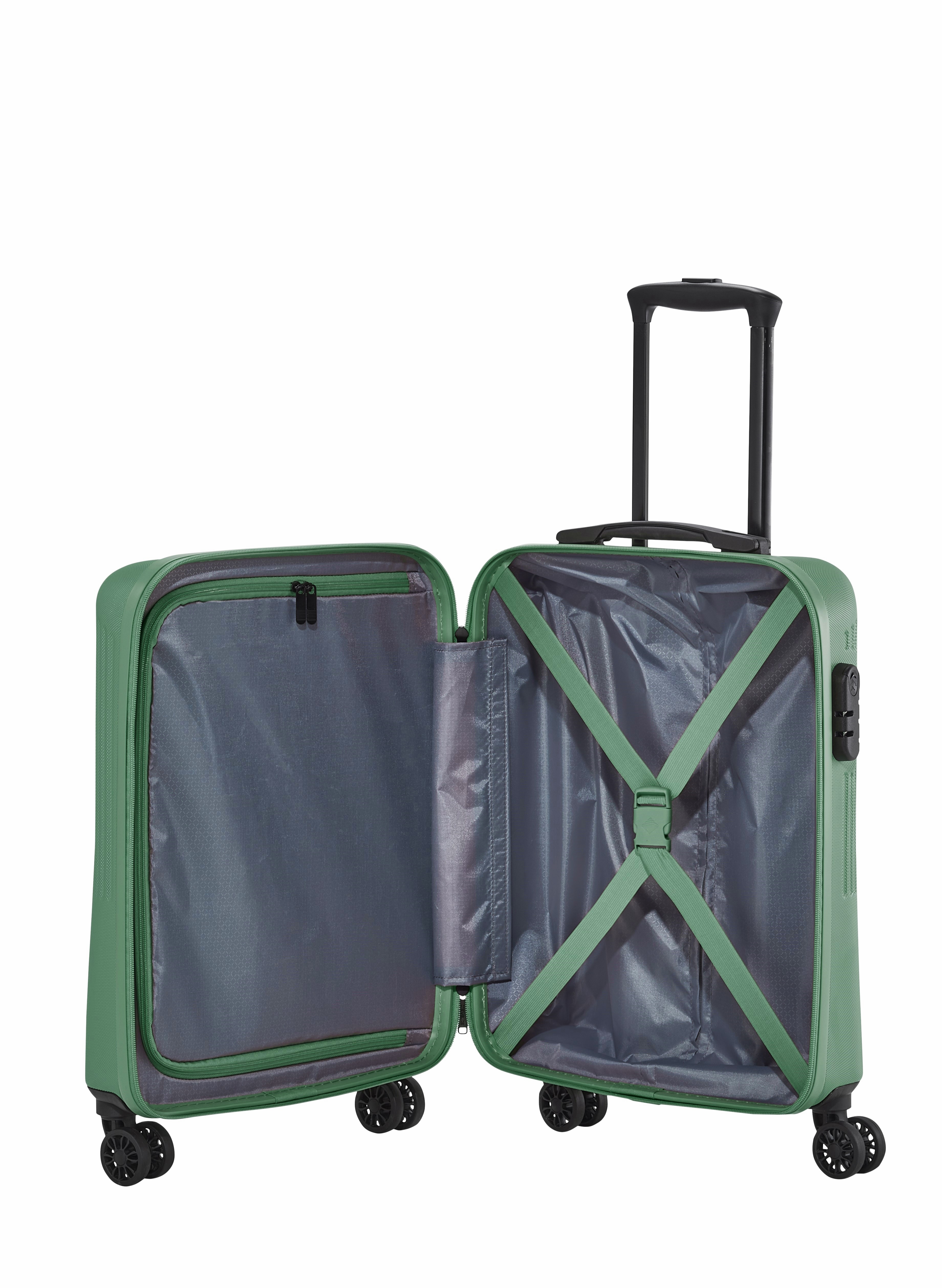 Travelite Trolley Bali S 55 cm mit 4 Rollen in Grün
