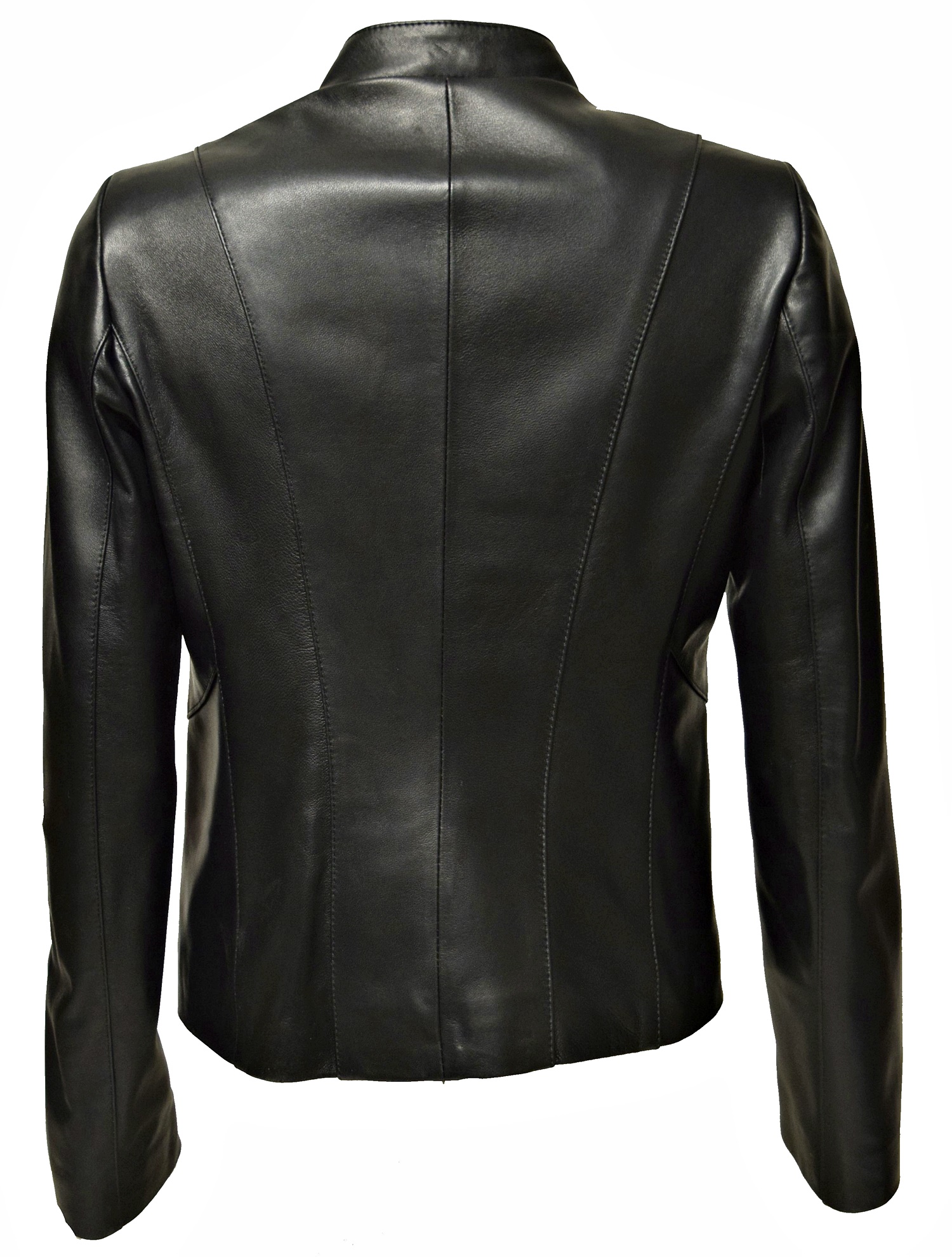 Damen Lederjacke Anni in fine Schwarz