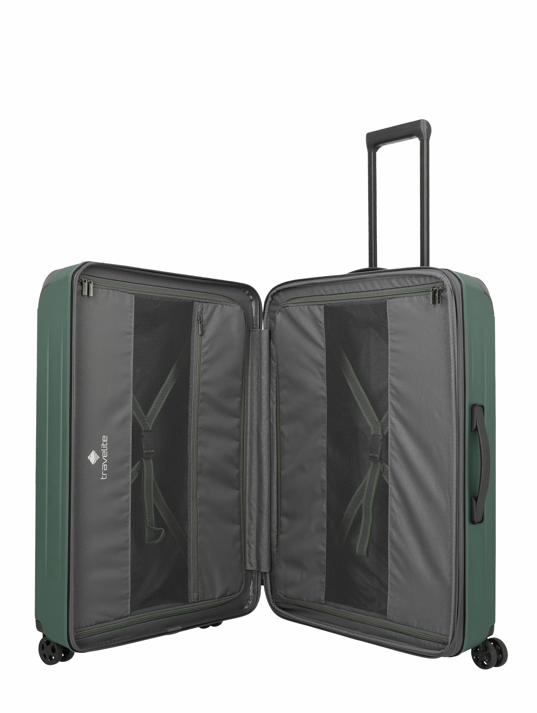 Travelite Koffer Dynamiic 4 Rollen Trolley L 76 cm Grün