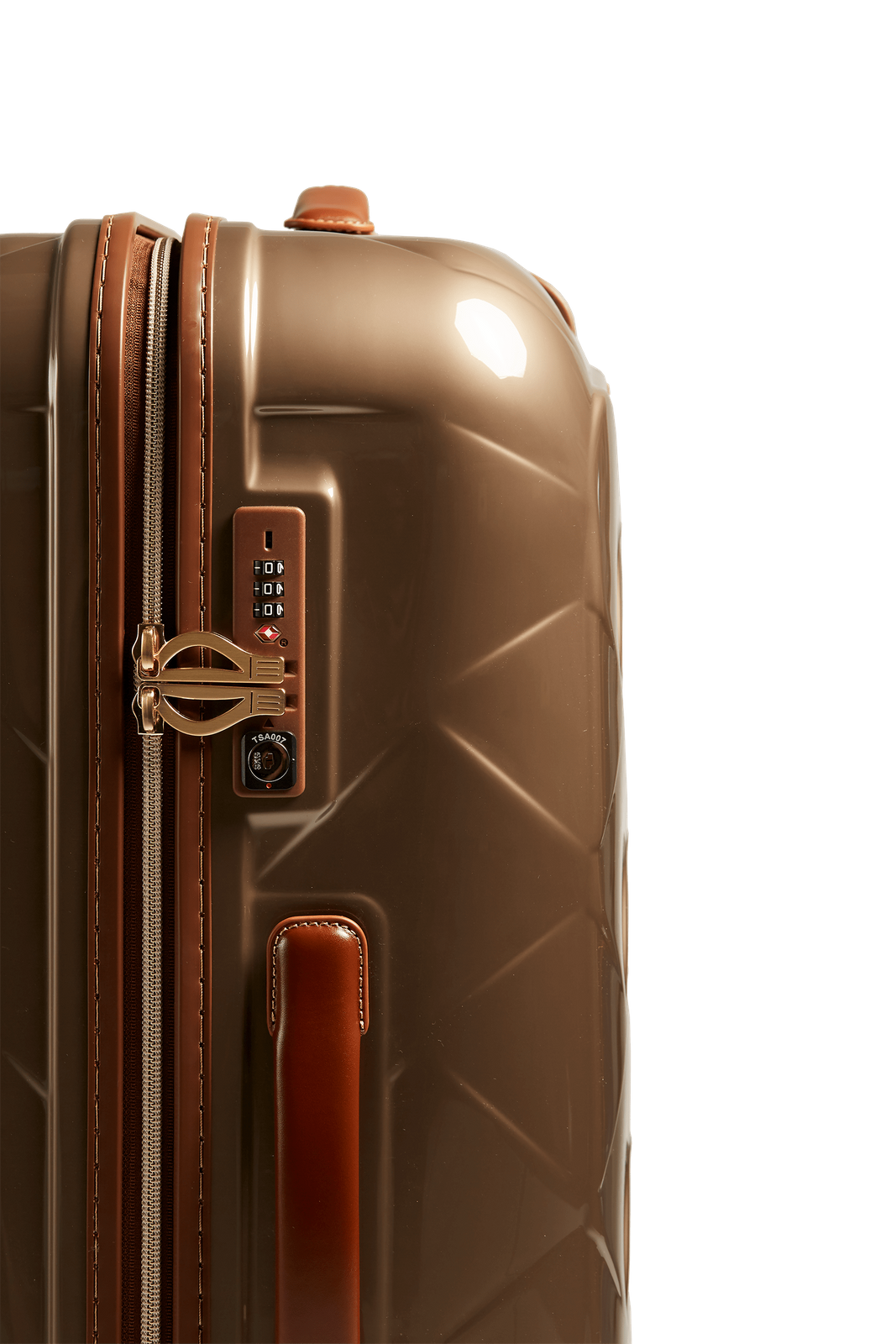 Stratic Koffer Leather and More M 66 cm 4 Rollen Champagner