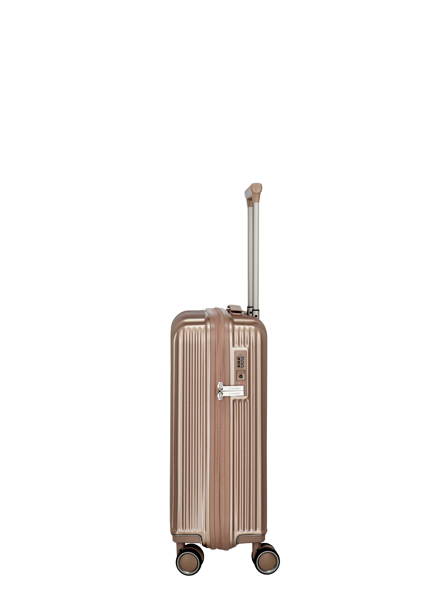Travelite Paros S 55 cm Metallic Look Altrosa 
