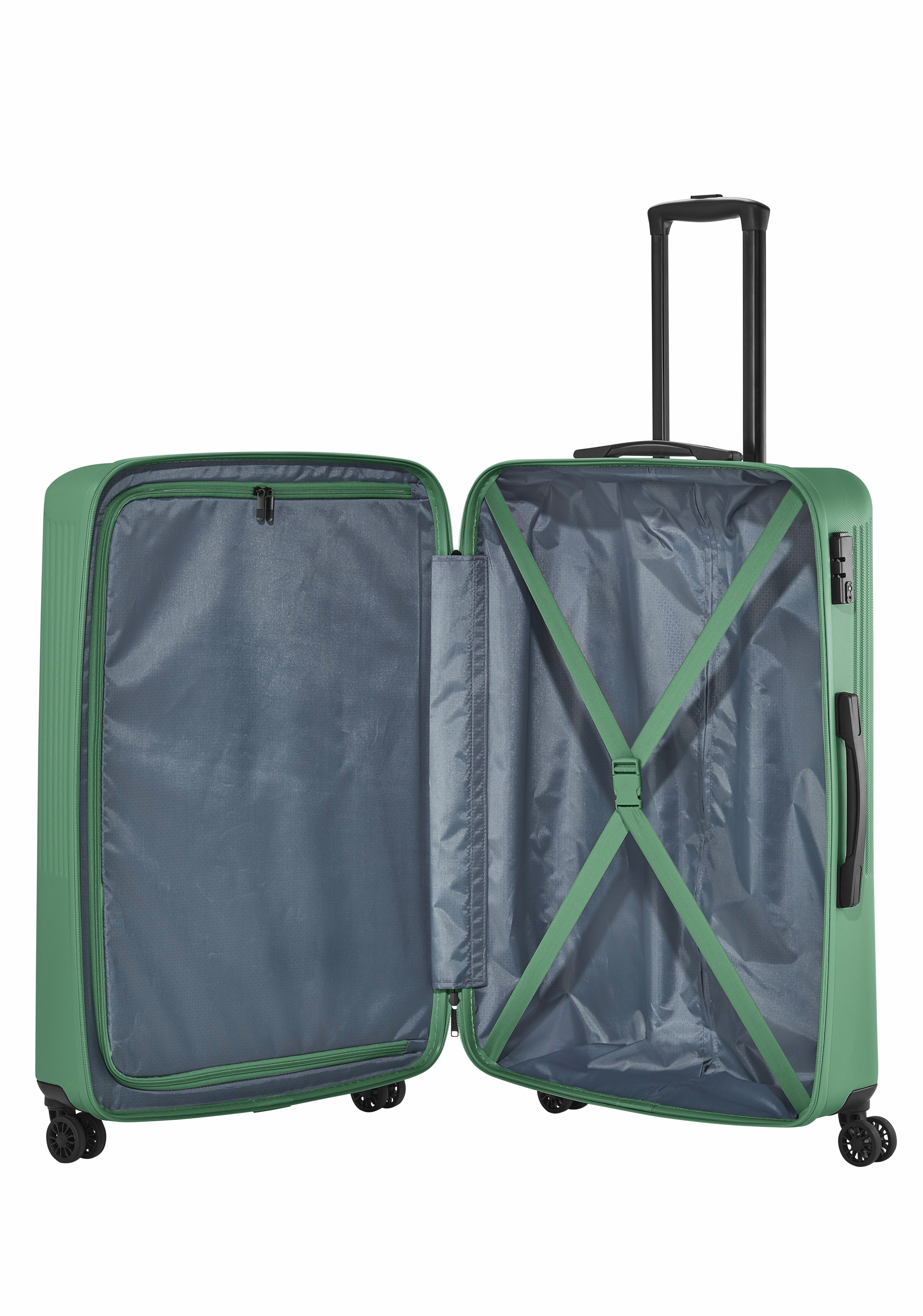 Travelite Trolley Bali L 77 cm mit 4 Rollen in Grün