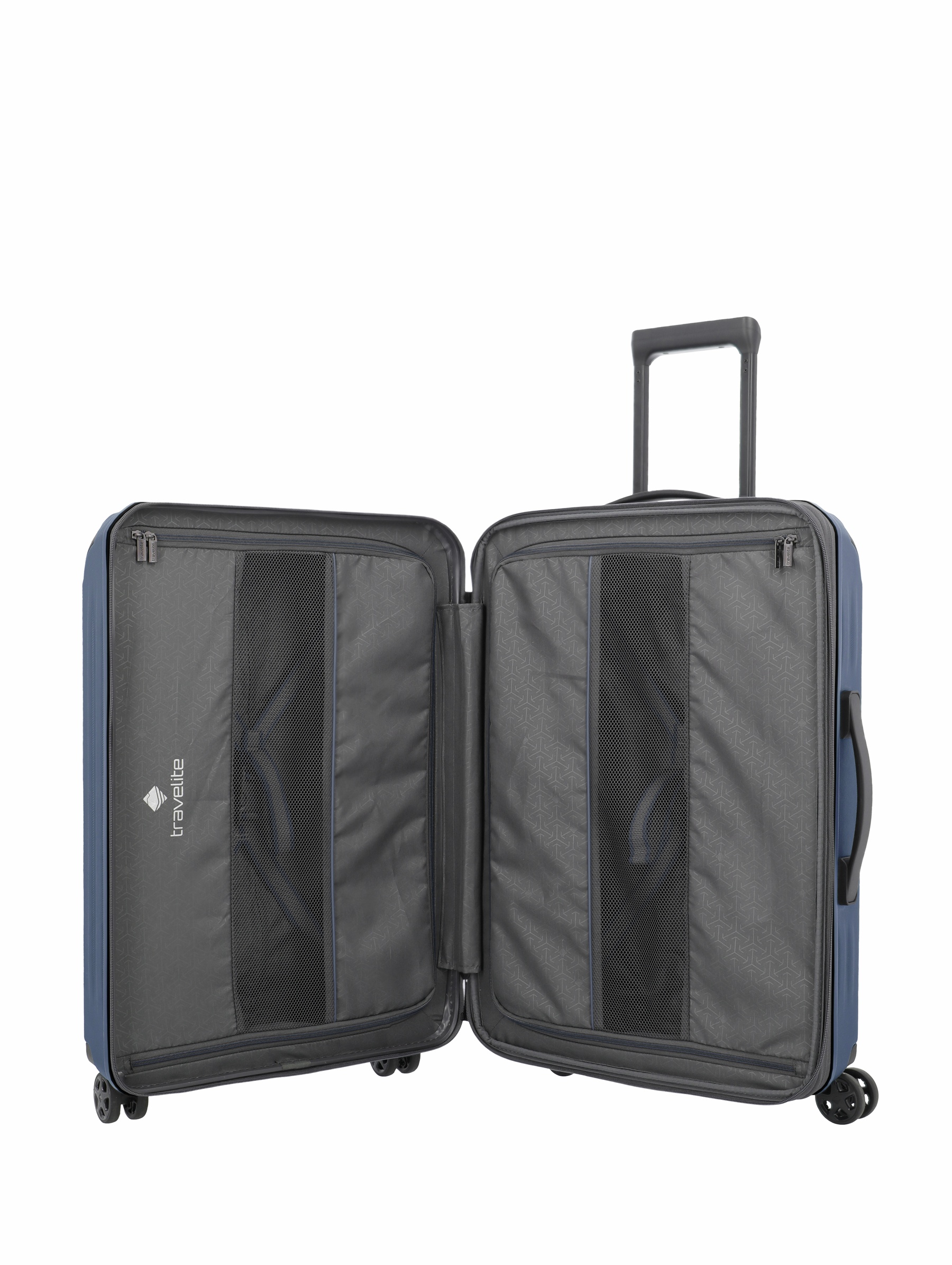 Travelite Koffer Dynamiic 4 Rollen Trolley M 66 cm Denimblue