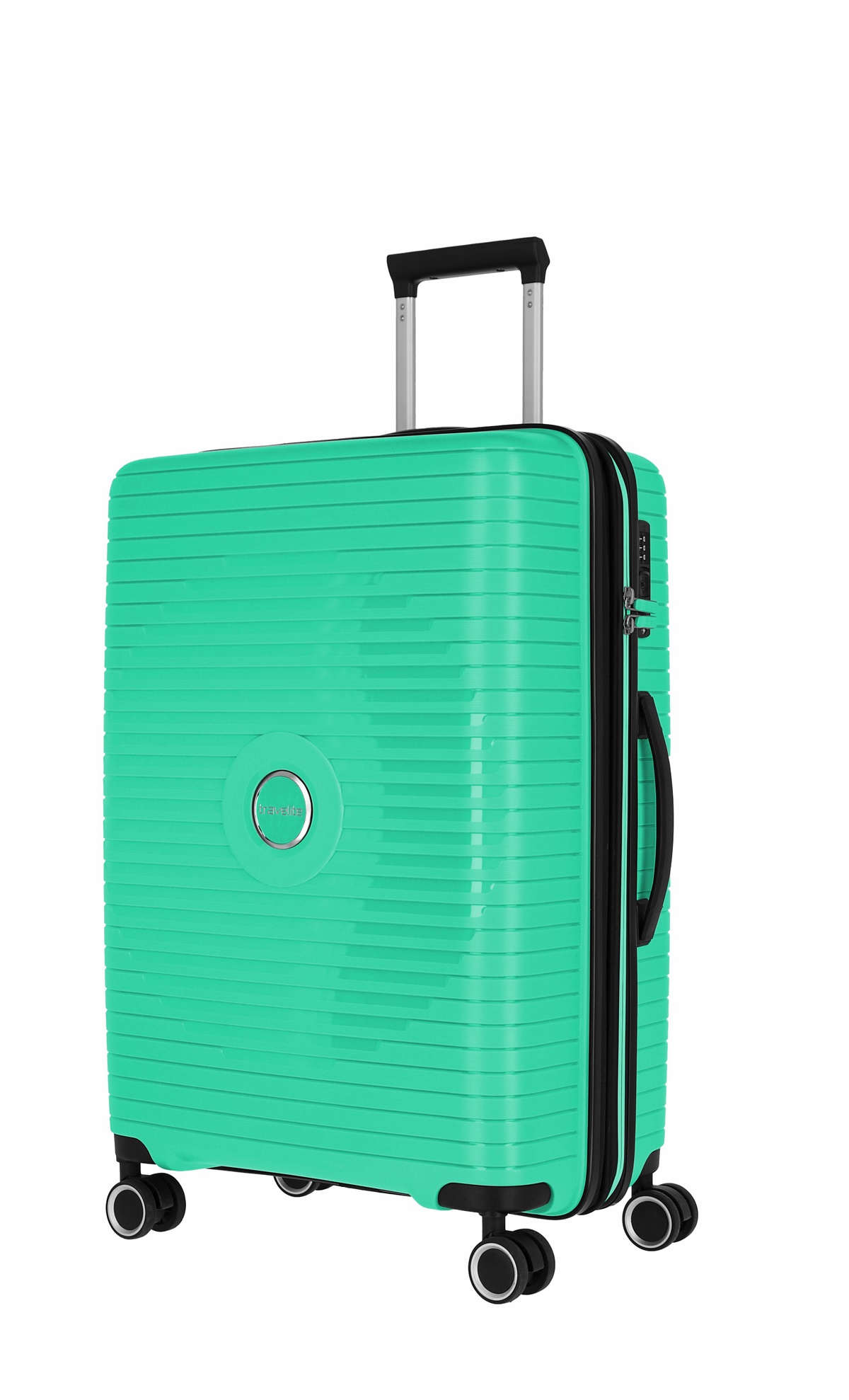 Travelite Koffer Orbita 4 Rollen Trolley M 67 cm Dehnfalte Grün