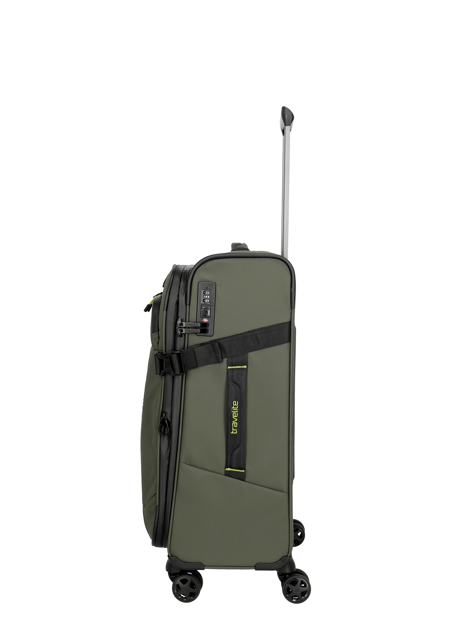 Travelite Trolley Briize M 67 cm 4 Rollen Khaki