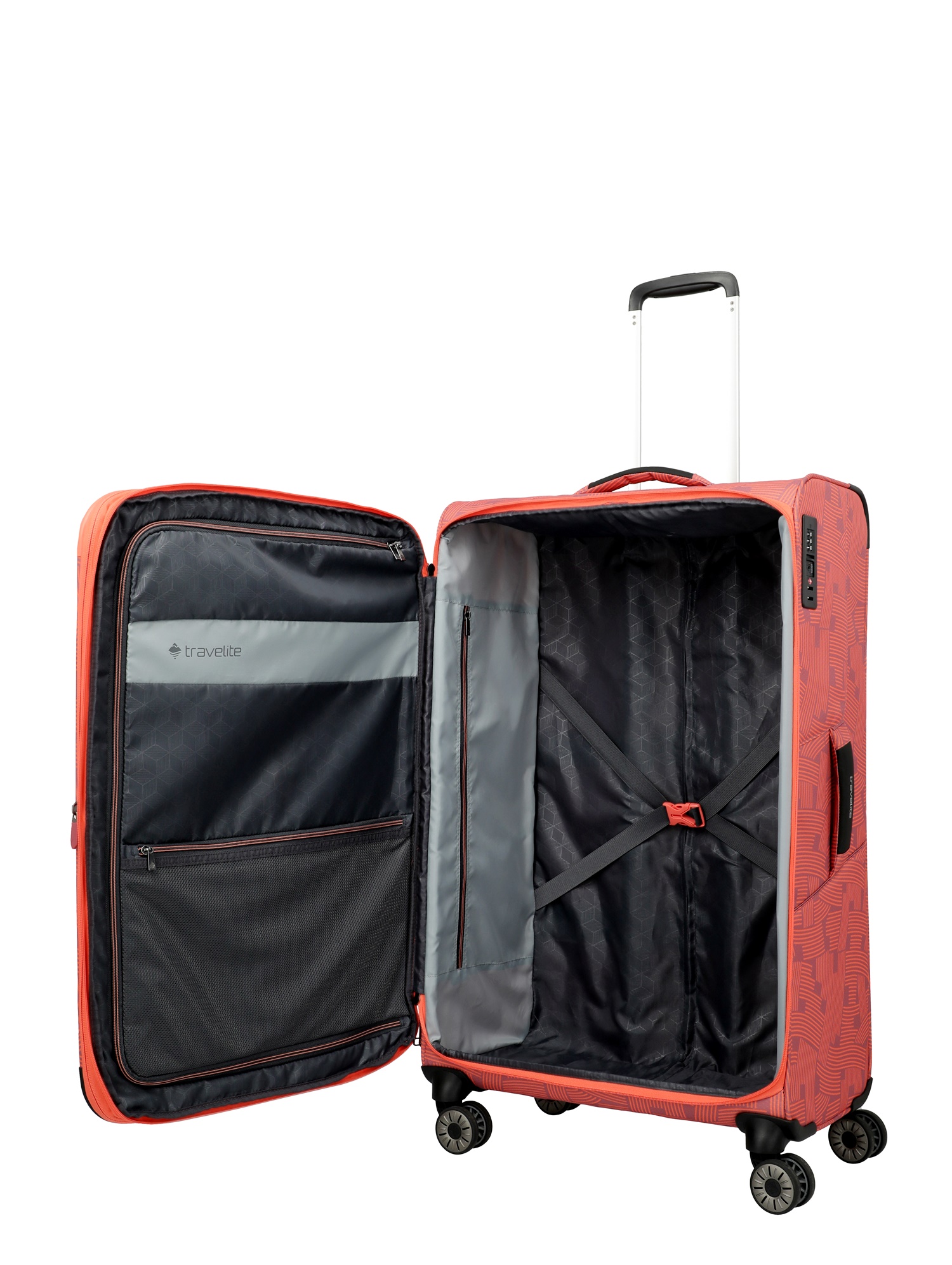 Travelite Trolley SKAII L 78 cm mit 4 Rollen Peach