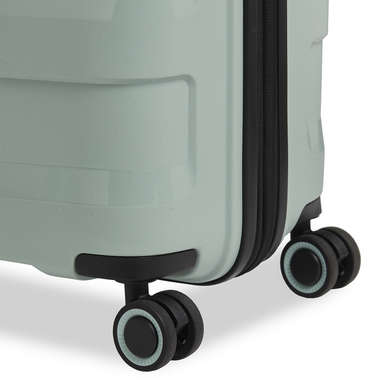 Stratic Straw Plus Koffer M 66 cm mit 4 Rollen aus Bio Kunststoff