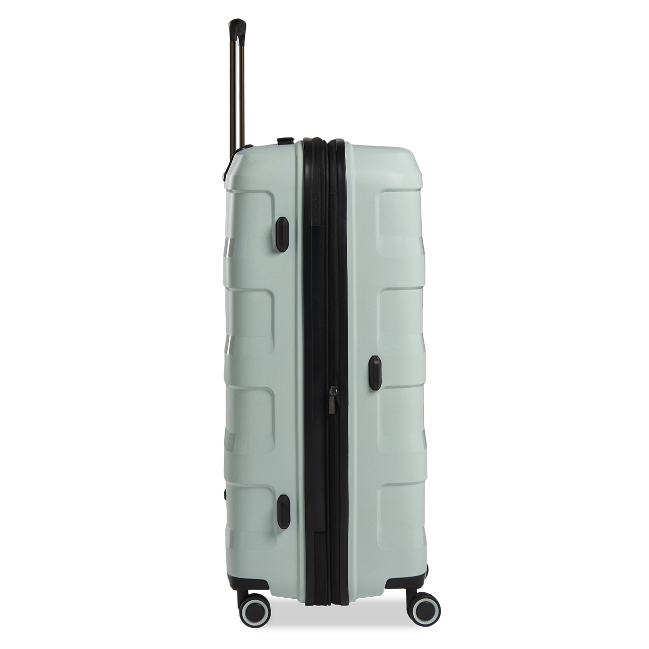 Stratic Straw Plus Trolley L 76 cm mit 4 Rollen aus Bio Kunststoff Mint