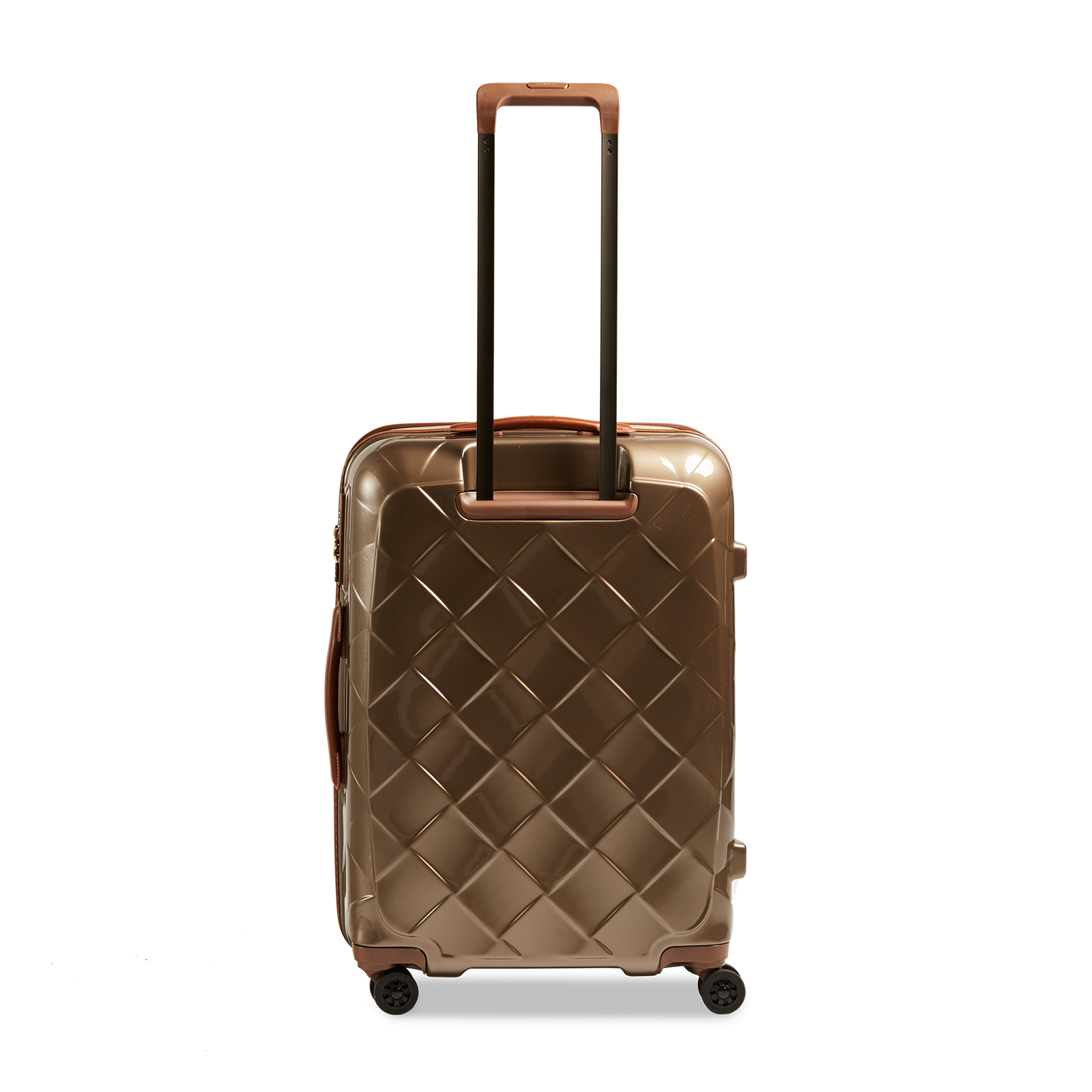 Stratic Koffer Leather and More M 66 cm 4 Rollen Champagner