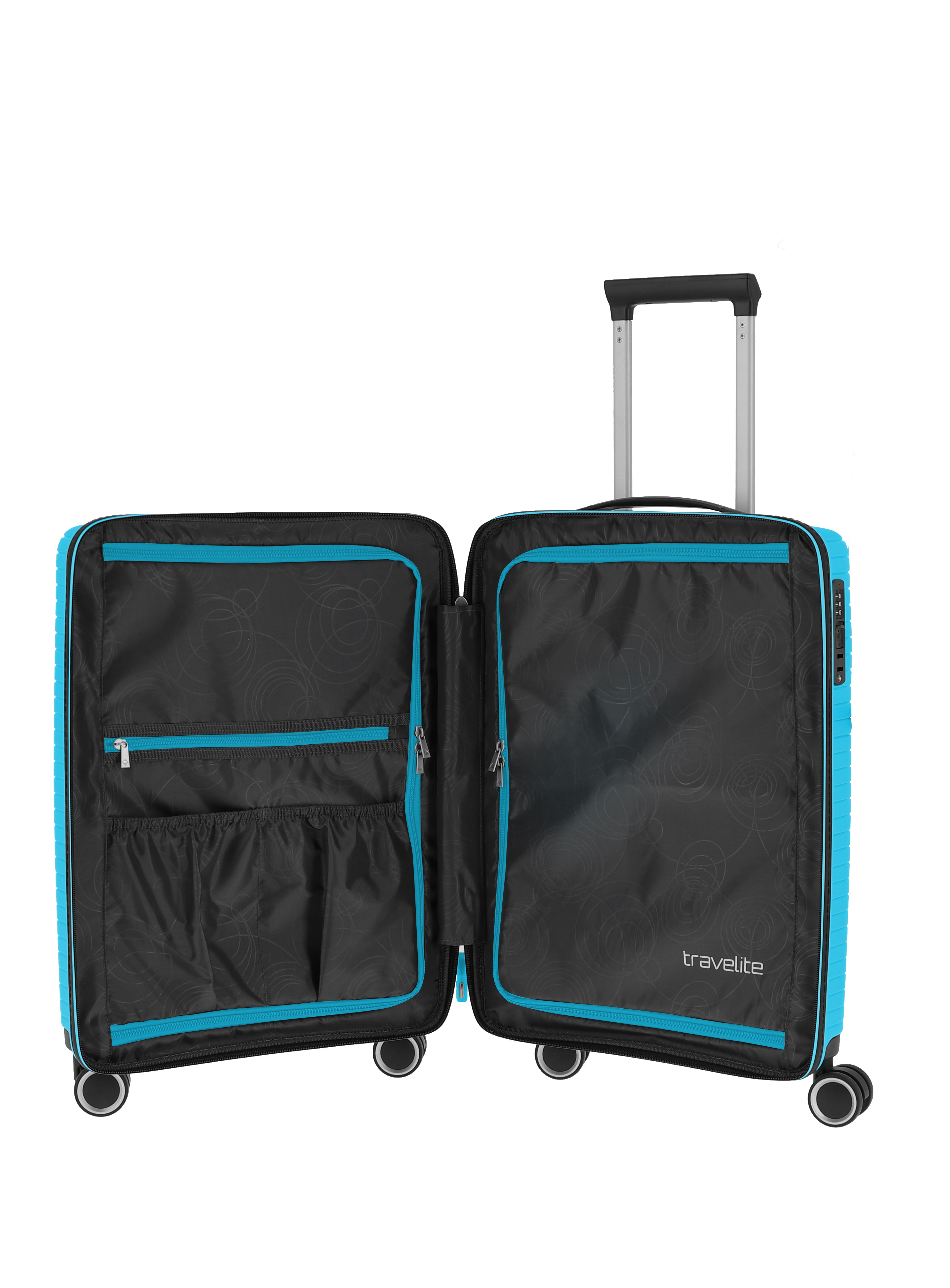 Travelite Koffer Orbita 4 Rollen Trolley S 55 cm Türkis