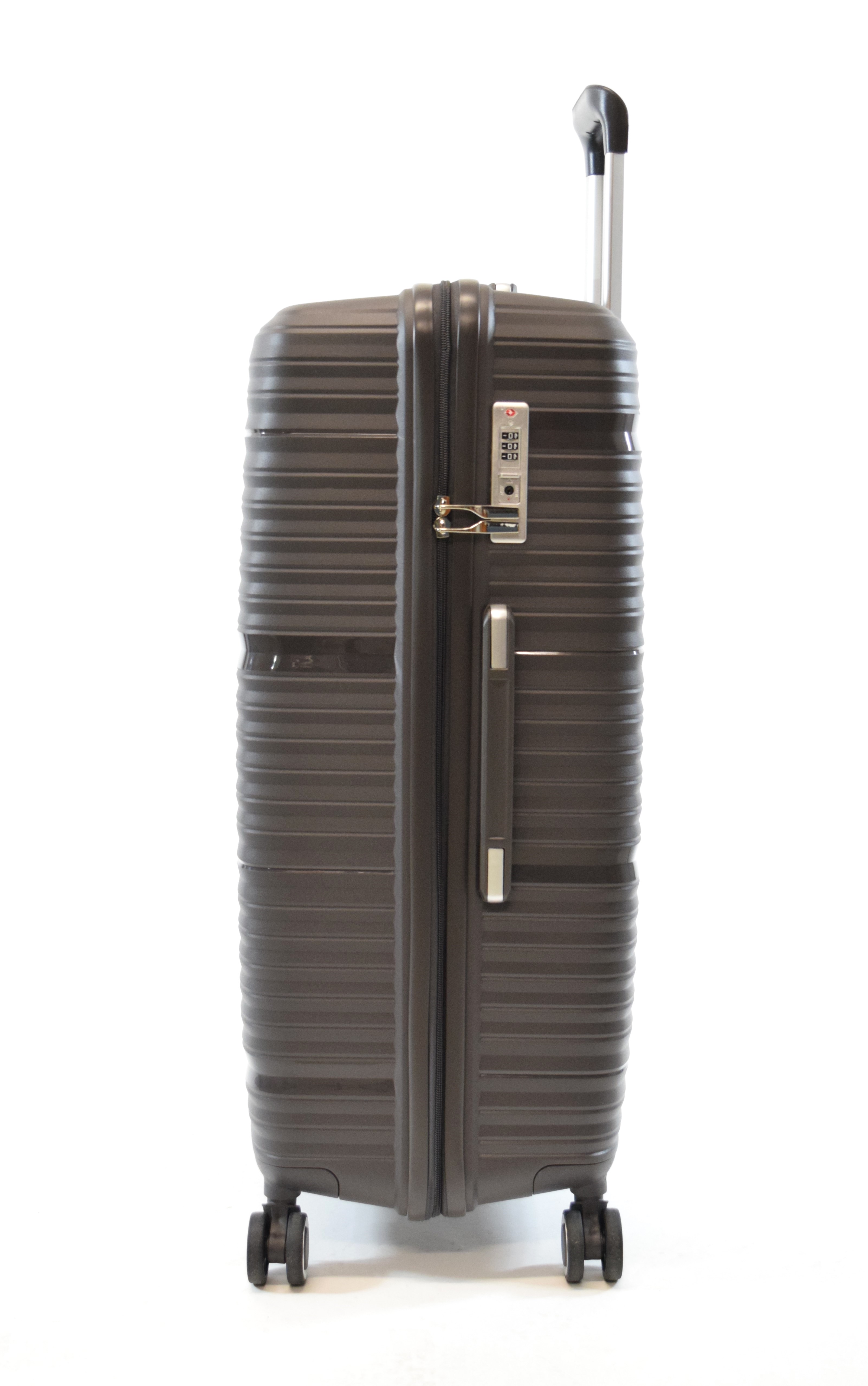 Trolley Koffer Flightourer Gr. L 75 cm mit 4 Rollen Stone Grau