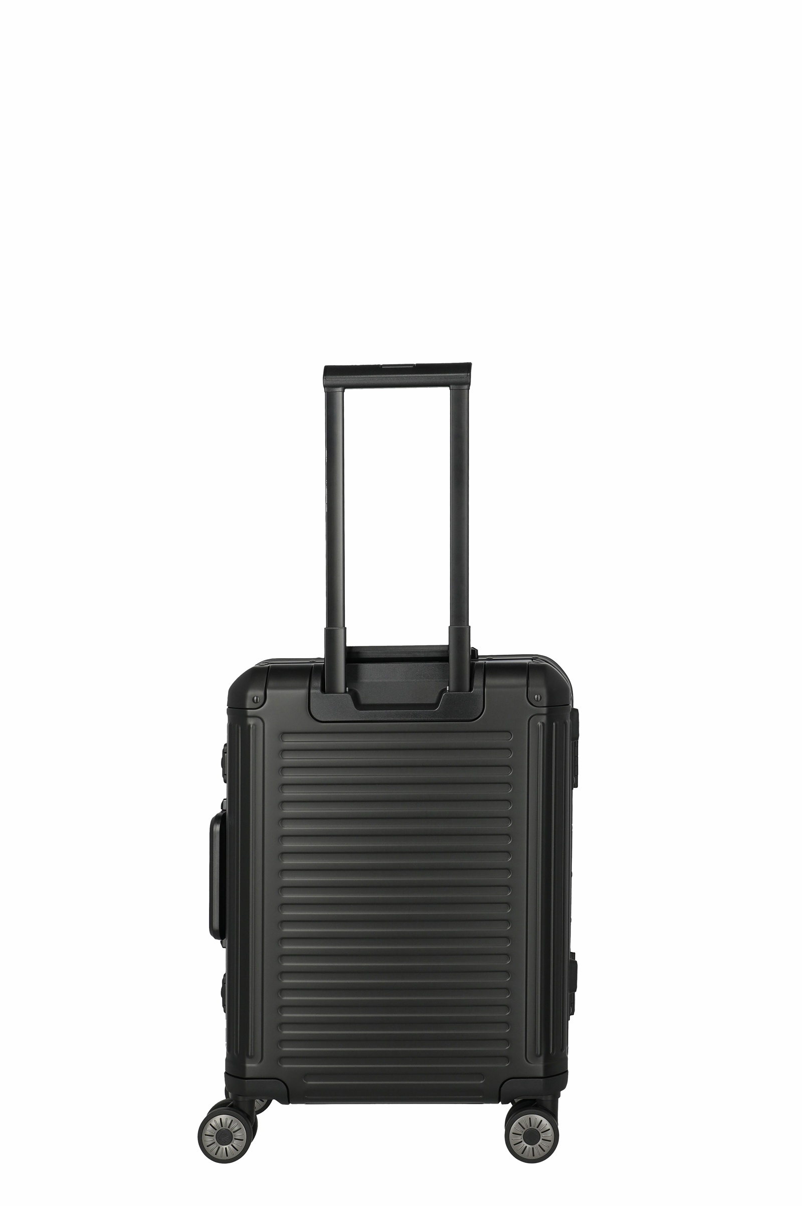 Travelite Aluminium Trolley Next 2.0 Vortasche S 55 cm mit 4 Rollen Schwarz