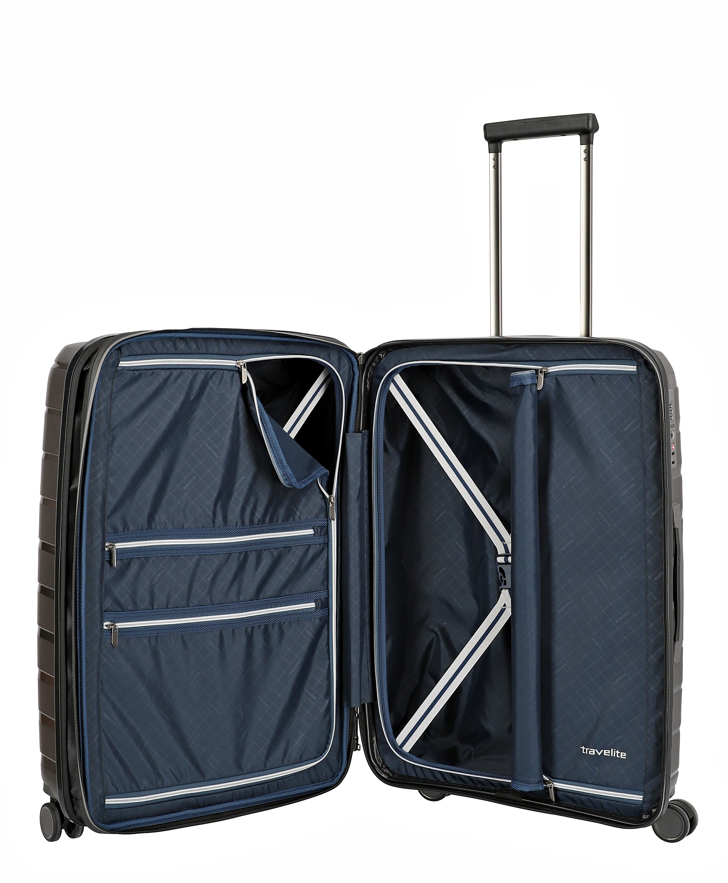 Travelite Koffer Air Base 4 Rollen Trolley M 67  cm Anthrazit