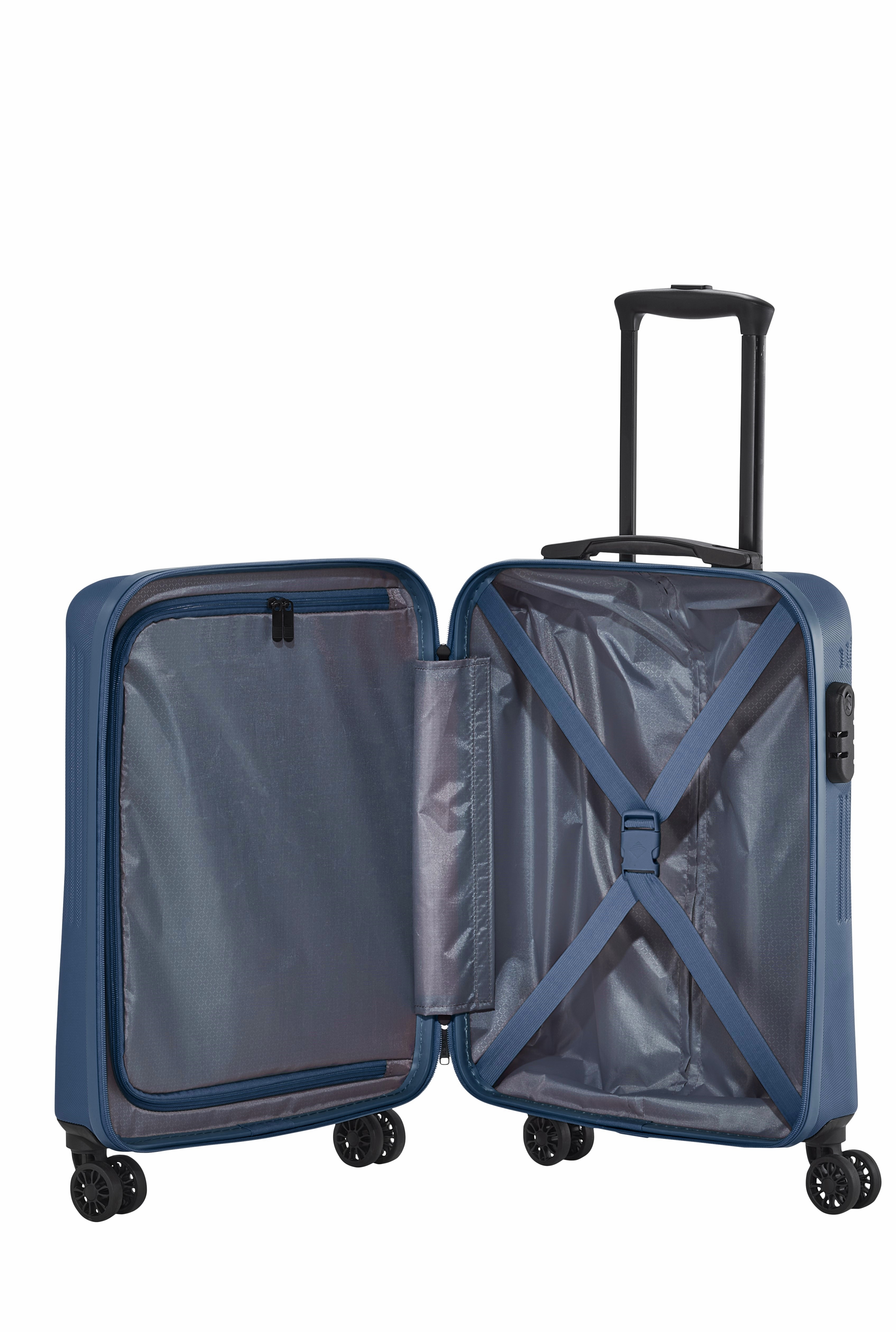 Travelite Trolley Bali S 55 cm mit 4 Rollen in Blau