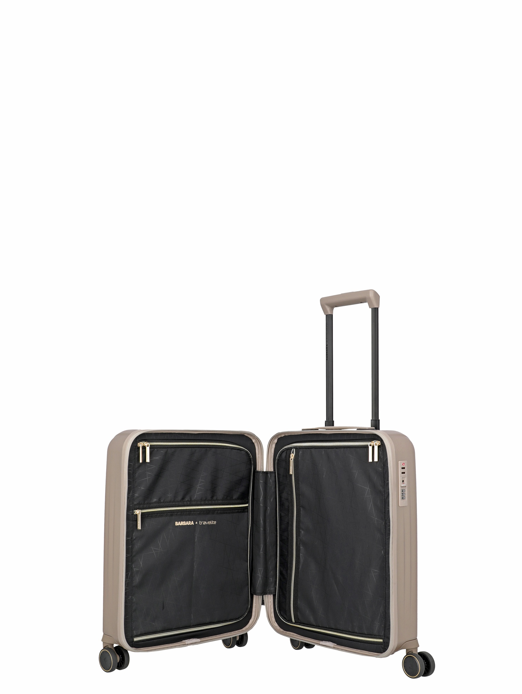 Travelite BARBARA NOVELTY Trolley S 55 cm 4 Rollen Satin Nude