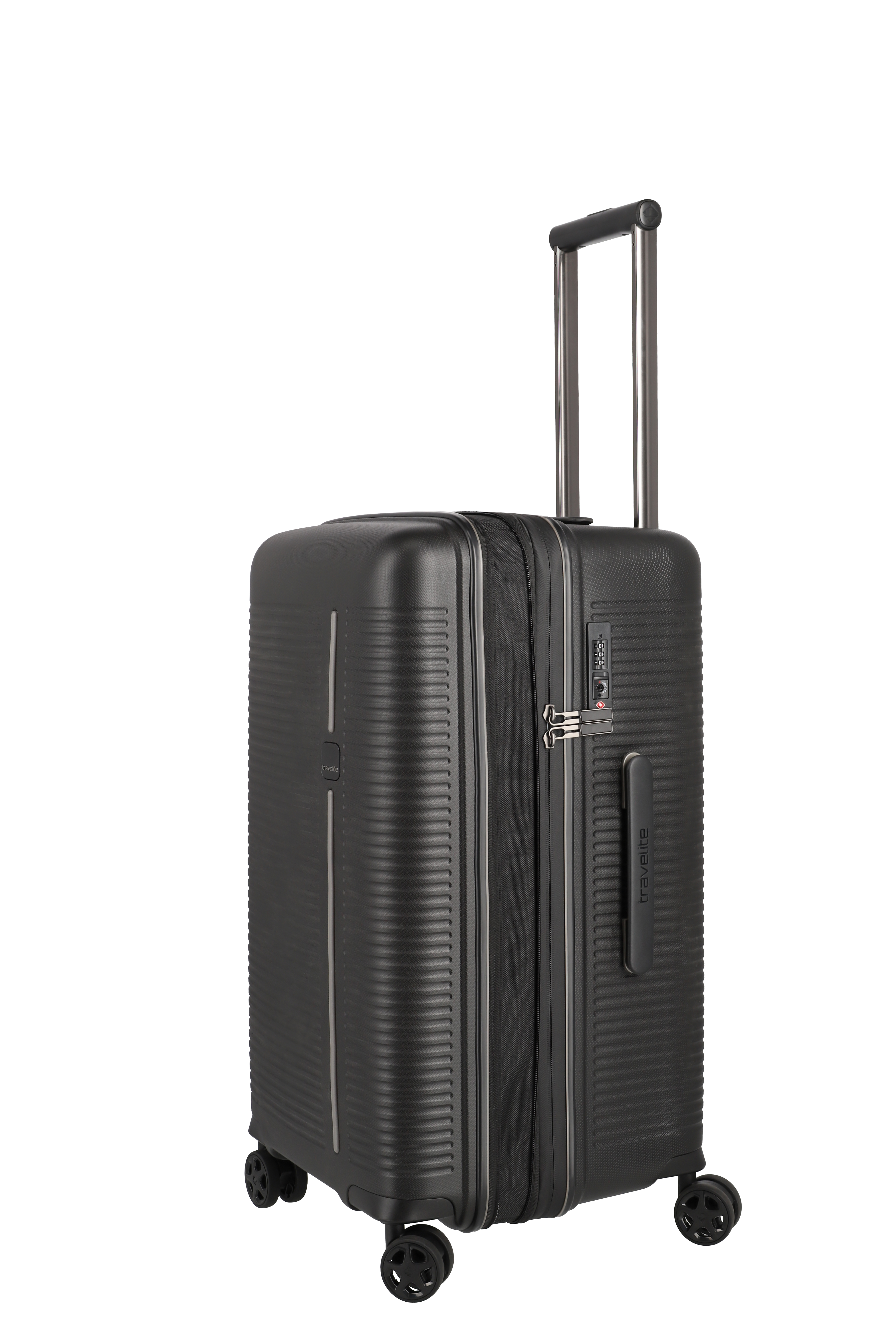 Travelite Roomer Kompakt Trunk Koffer M 66 cm Schwarz