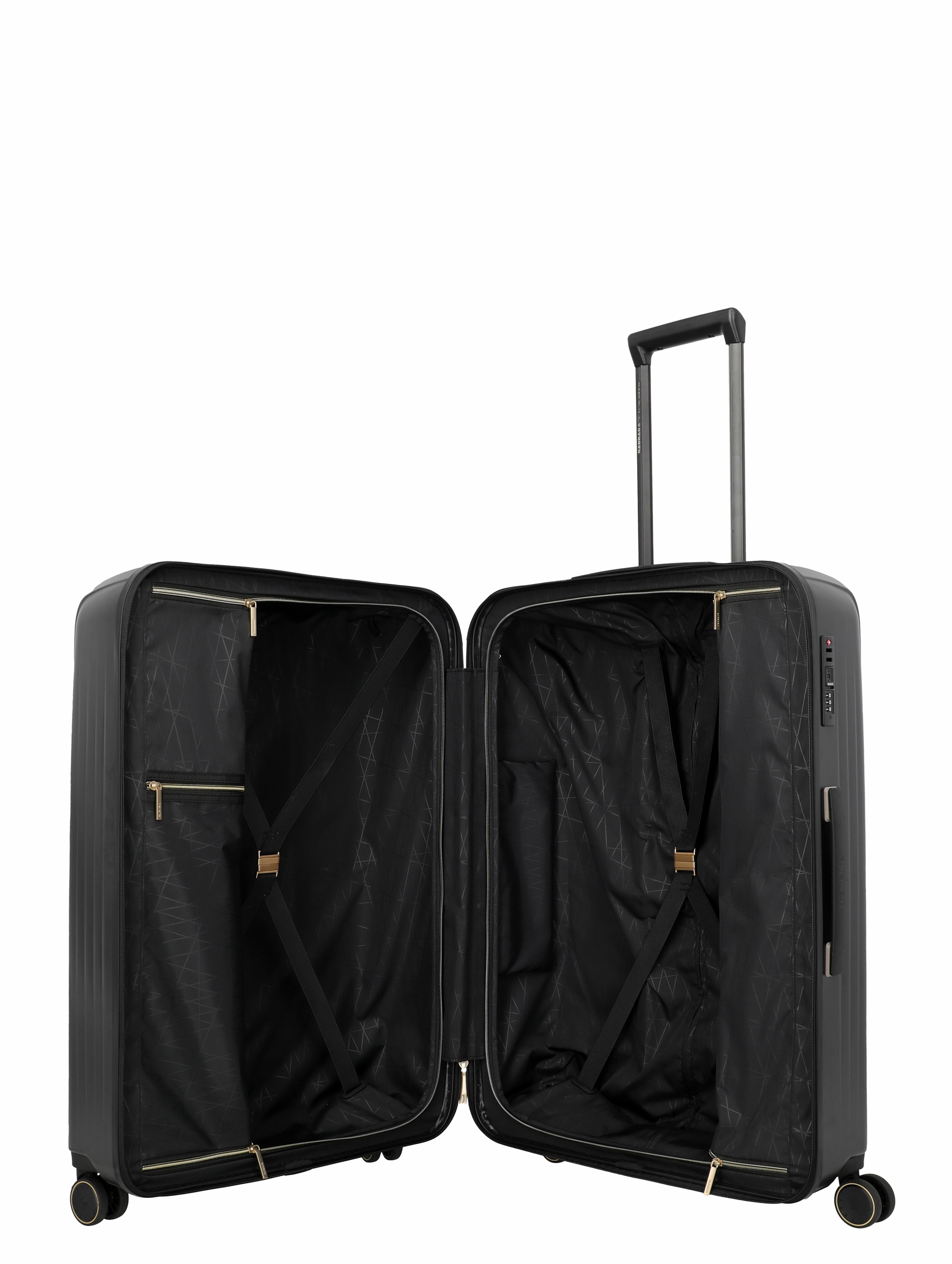 Travelite BARBARA NOVELTY Trolley L 75 cm 4 Rollen Schwarz