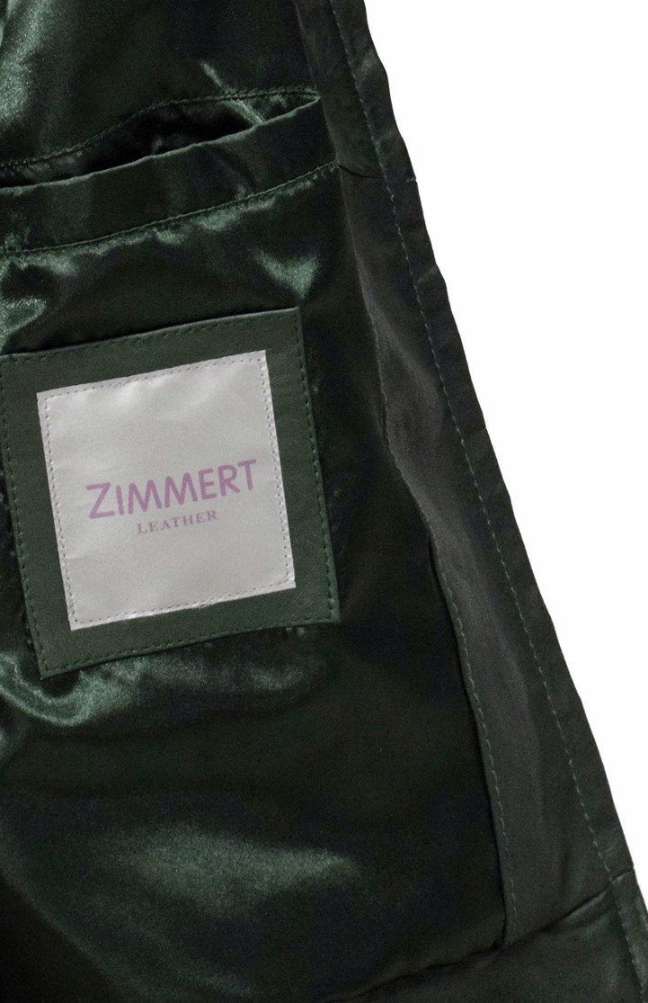 Damen Lederjacke Luisa in washed Smaragdgrün