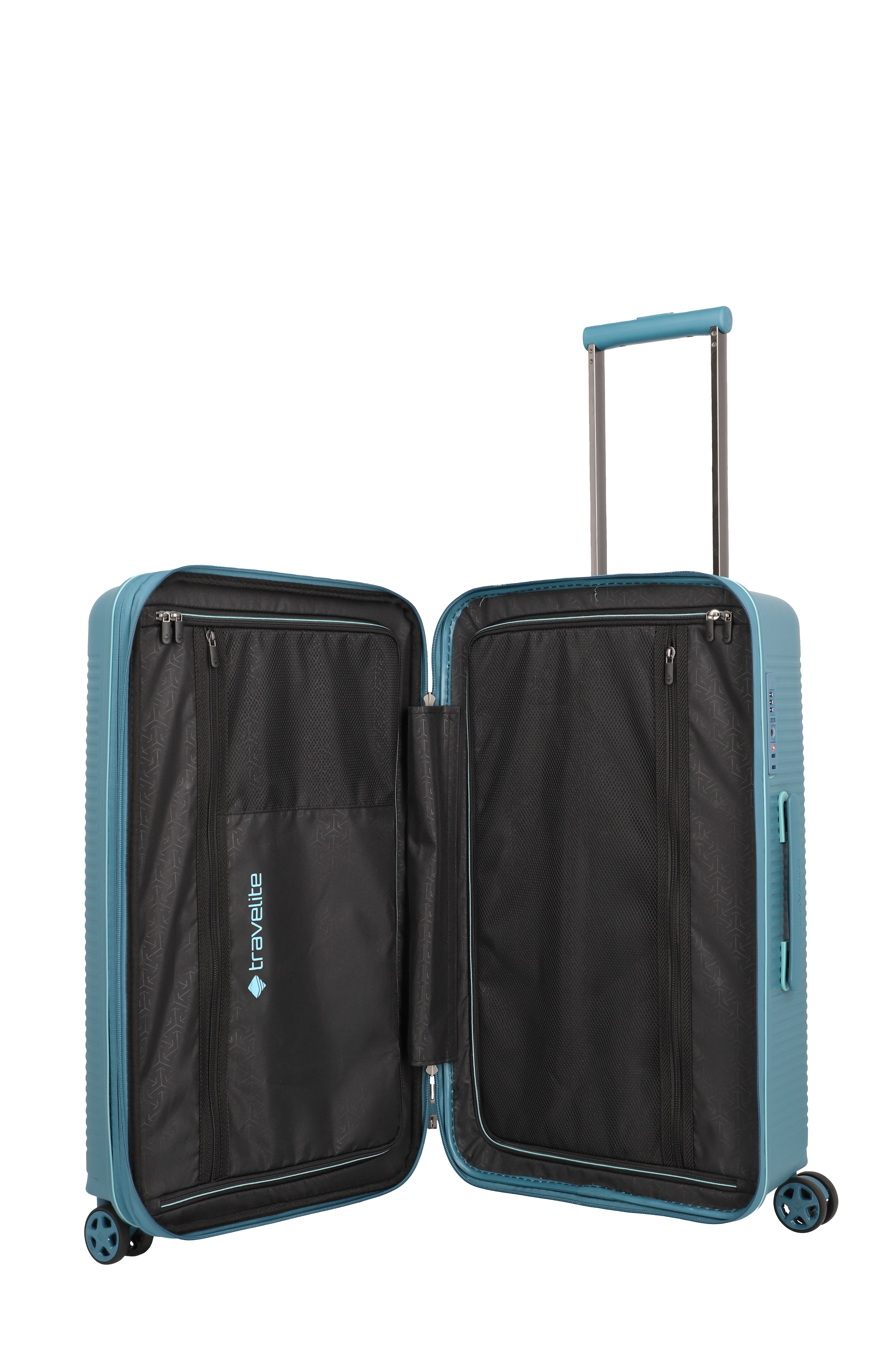 Travelite Roomer Kompakt Trunk Koffer M 66 cm Aqua