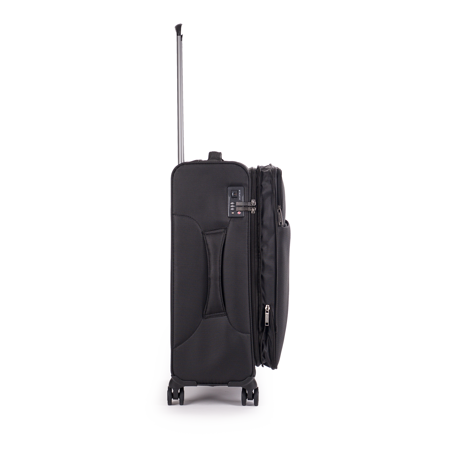 Stratic Light Plus Koffer 4 Rollen Gr. M 68 cm Black