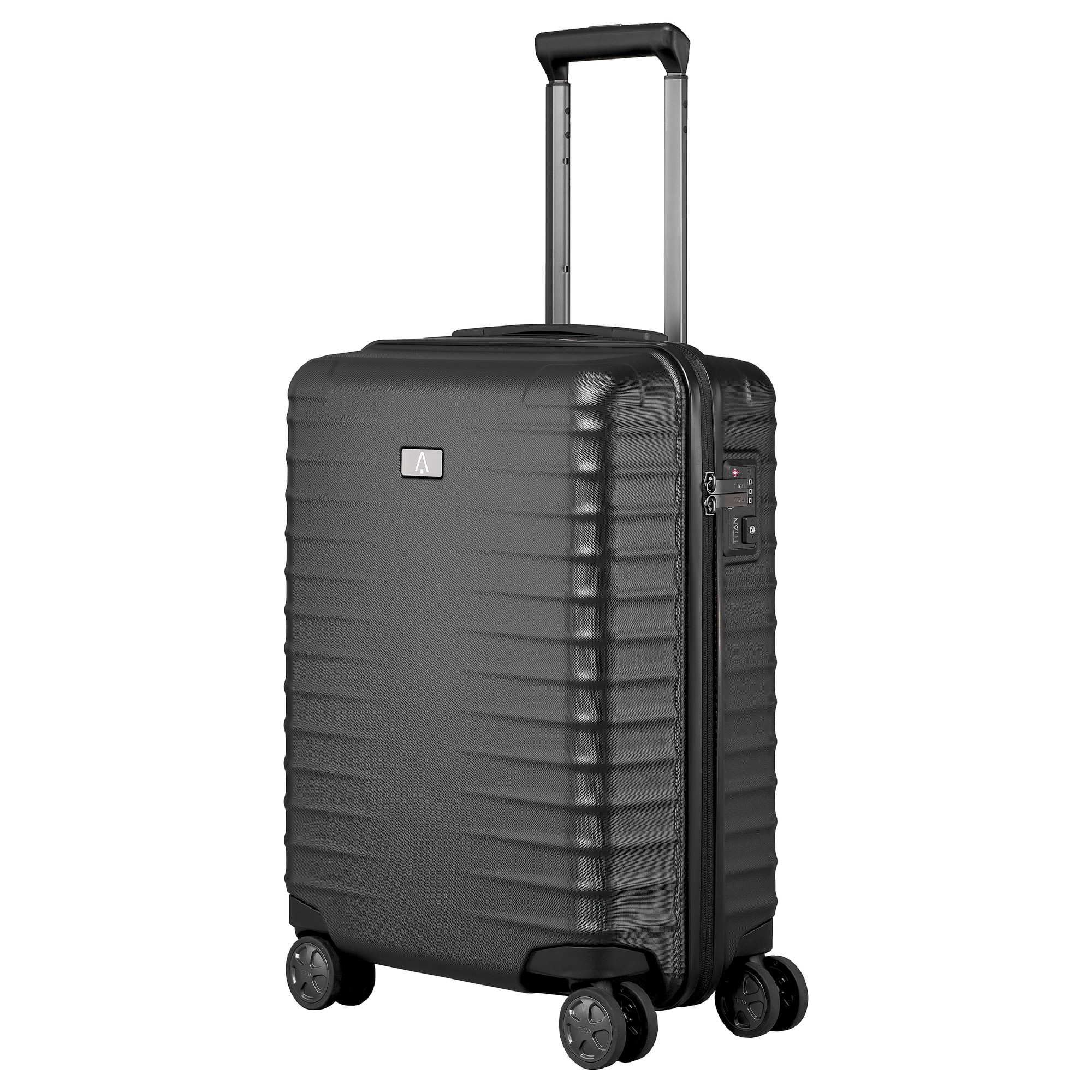 TITAN Trolley LITRON FRAME S 55 cm mit 4 Rollen Schwarz