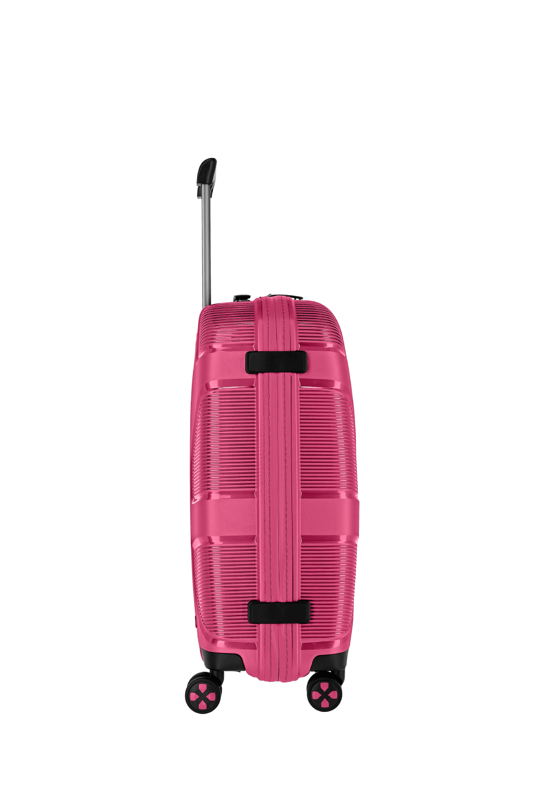 IMPACKT Koffer IP 1 M 67 cm mit 4 Rollen Flora Pink