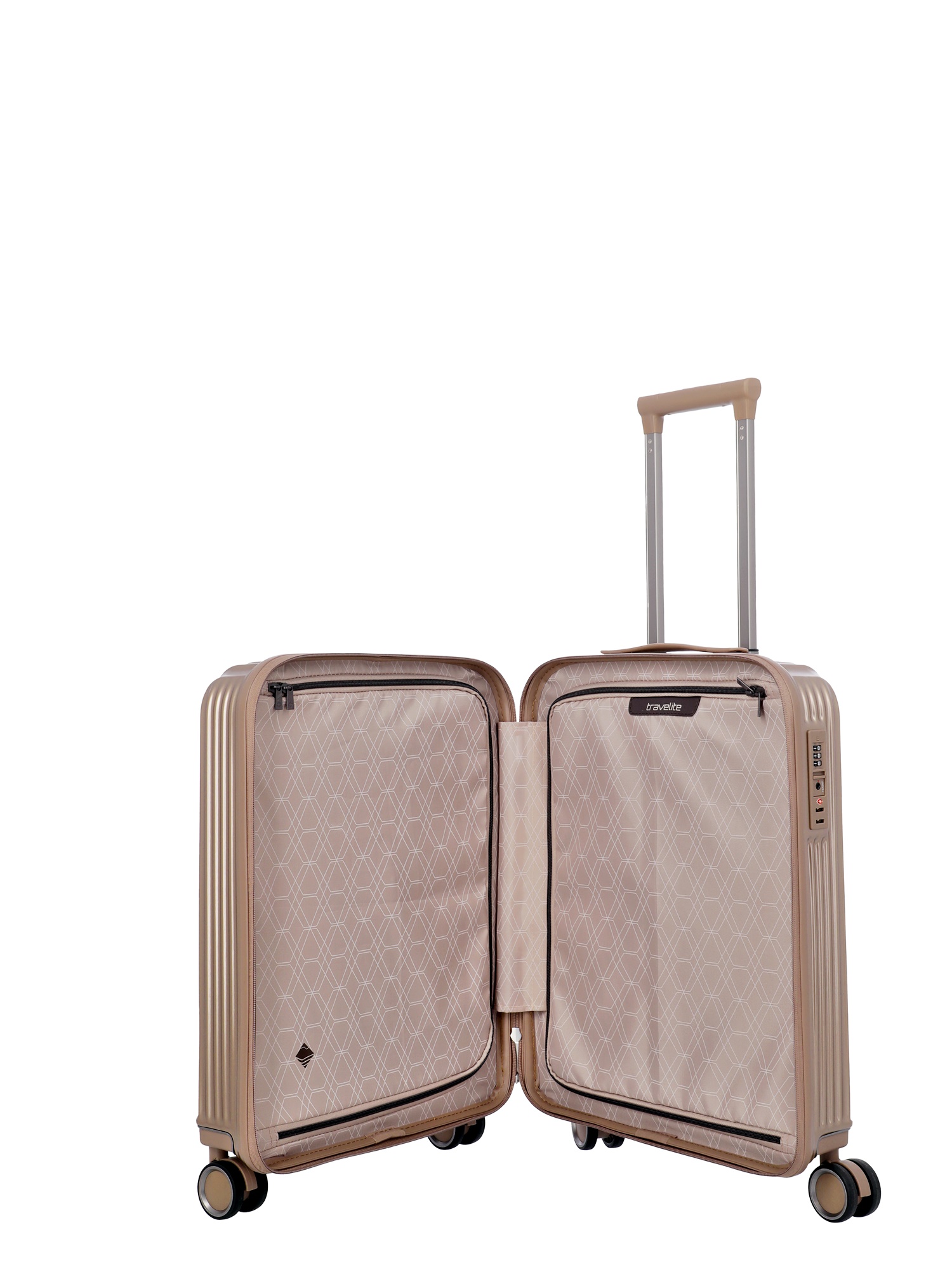 Travelite Paros S 55 cm Metallic Look Altrosa 