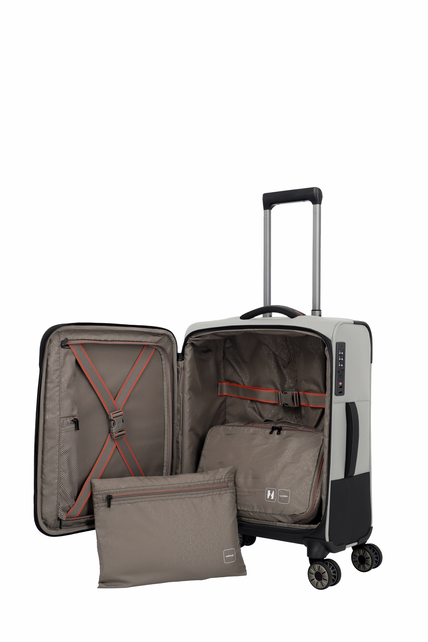Travelite Trolley Crosslite S 55 cm 4 Rollen Natur