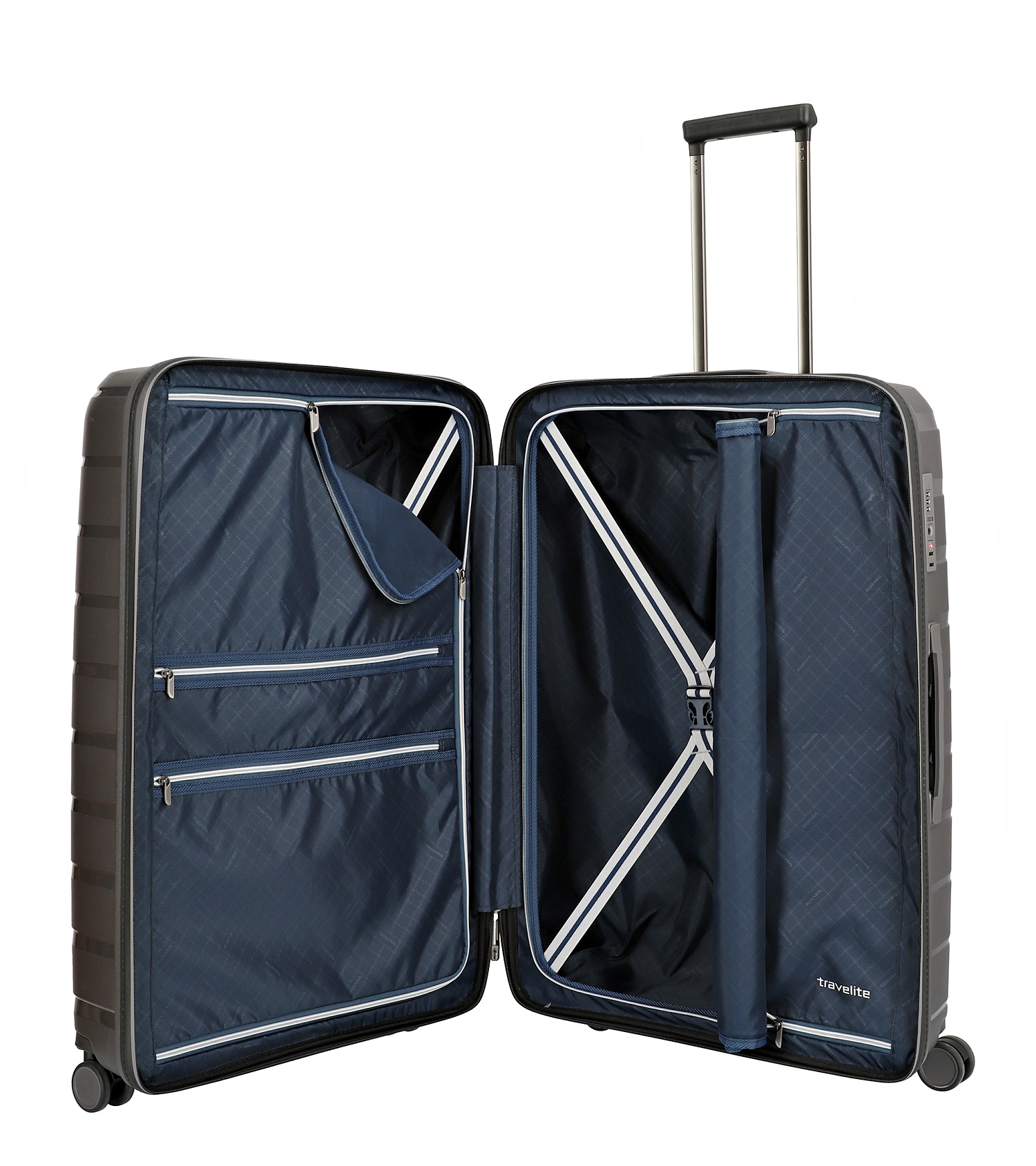 Travelite Koffer Air Base 4 Rollen Trolley L 77 cm  Anthrazit