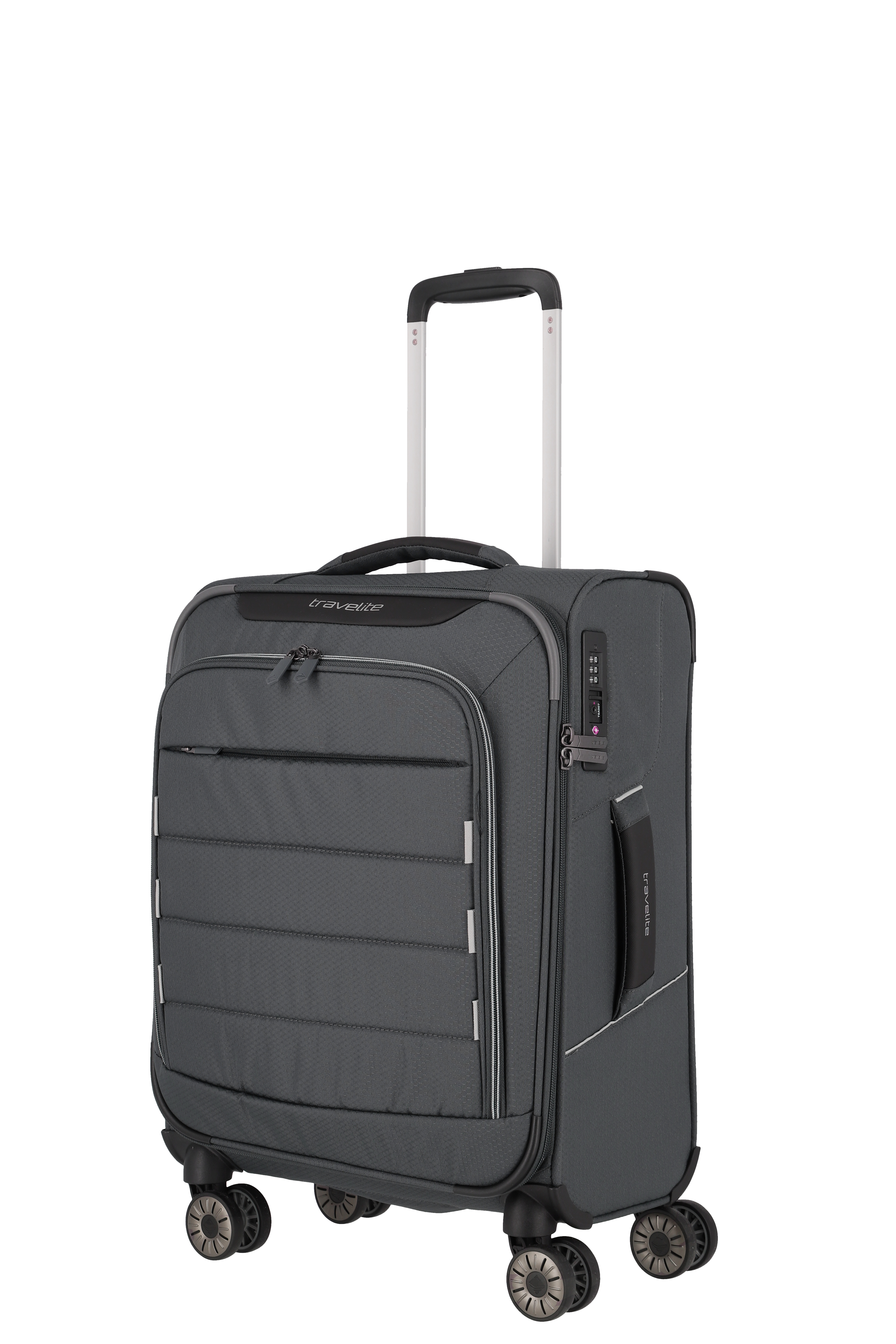 Travelite Trolley SKAII S 55 cm mit 4 Rollen Gipfelgrau