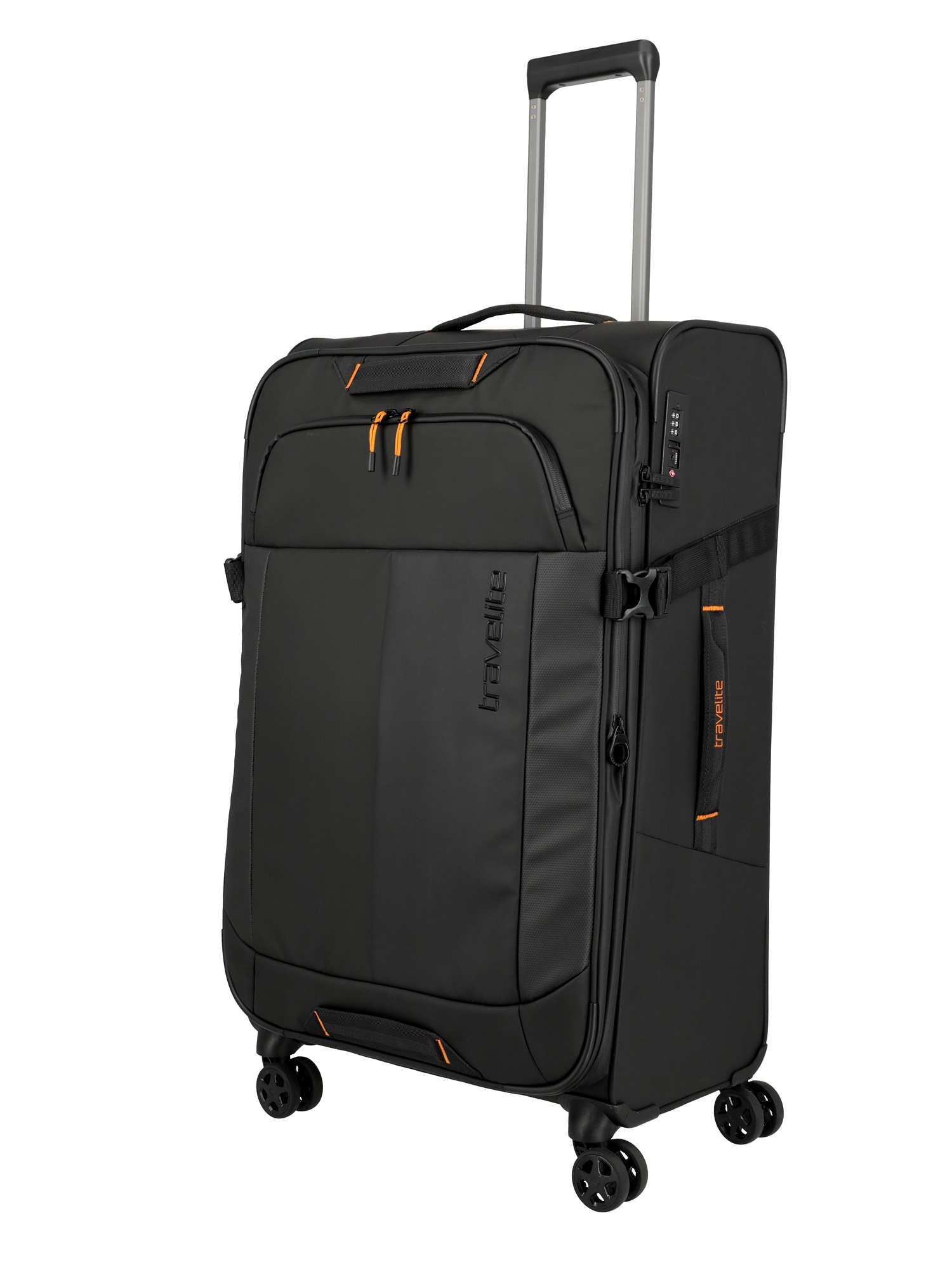 Travelite Trolley Briize L 78 cm 4 Rollen Schwarz