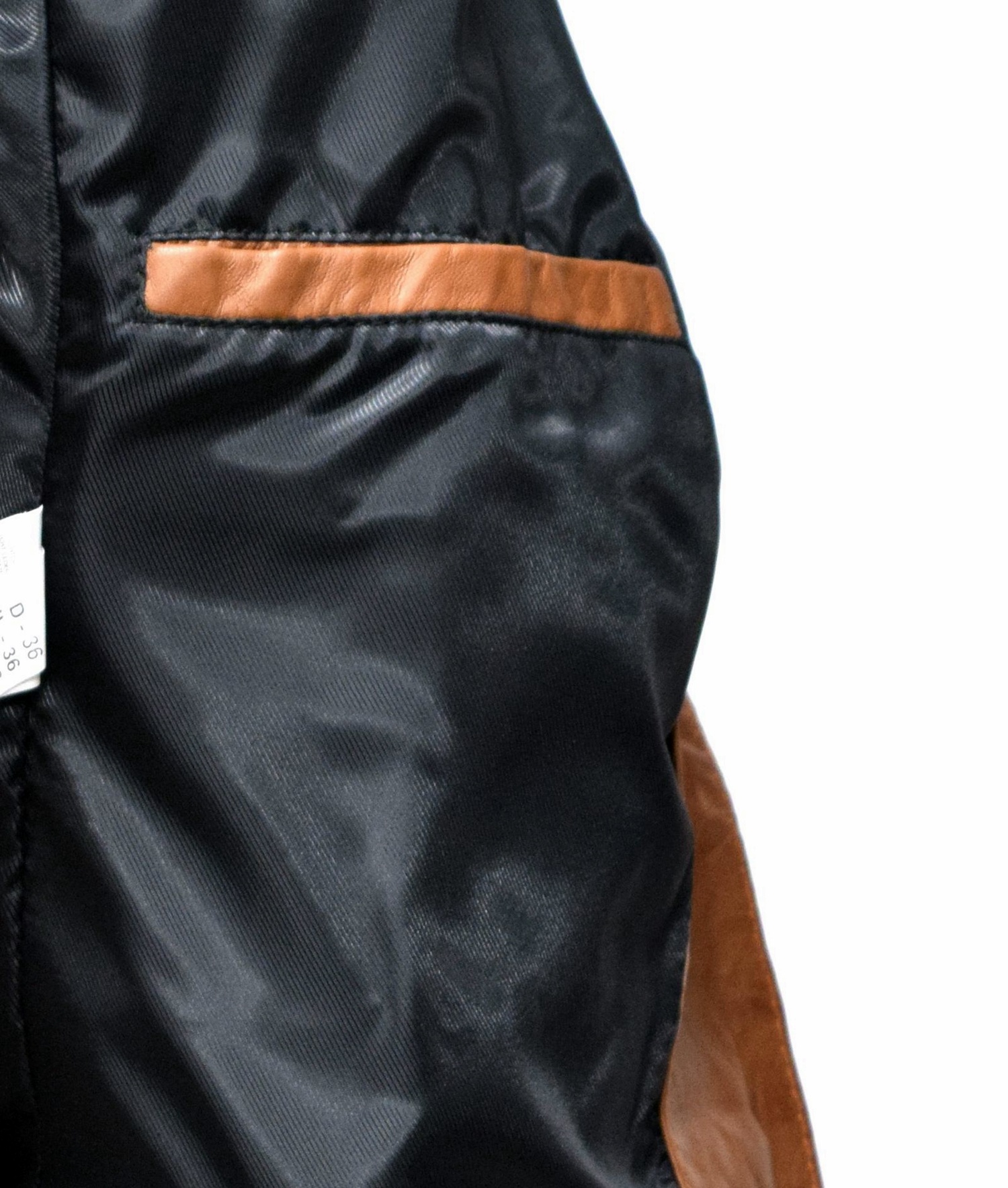 Damen Biker Lederjacke Lola in Cognac Braun