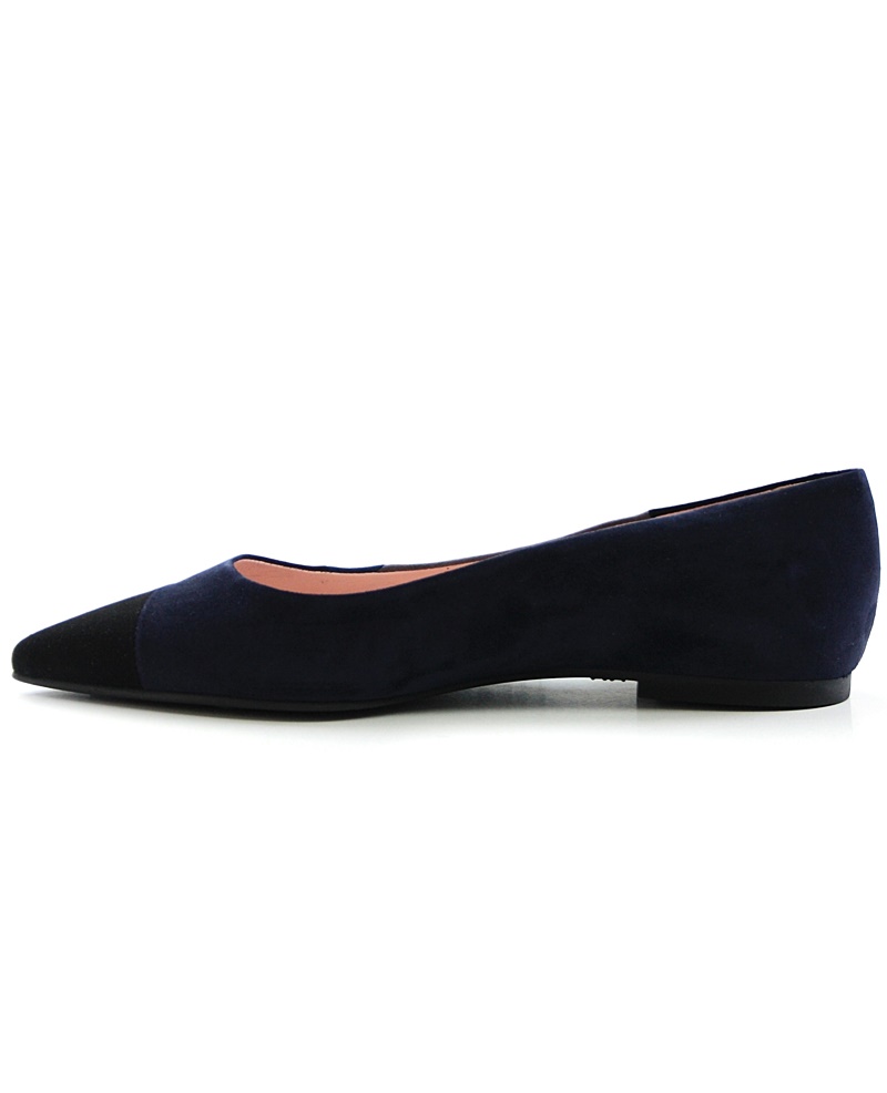 Damen Pretty Ballerinas Spitze Angelis Schwarz Blau Grau