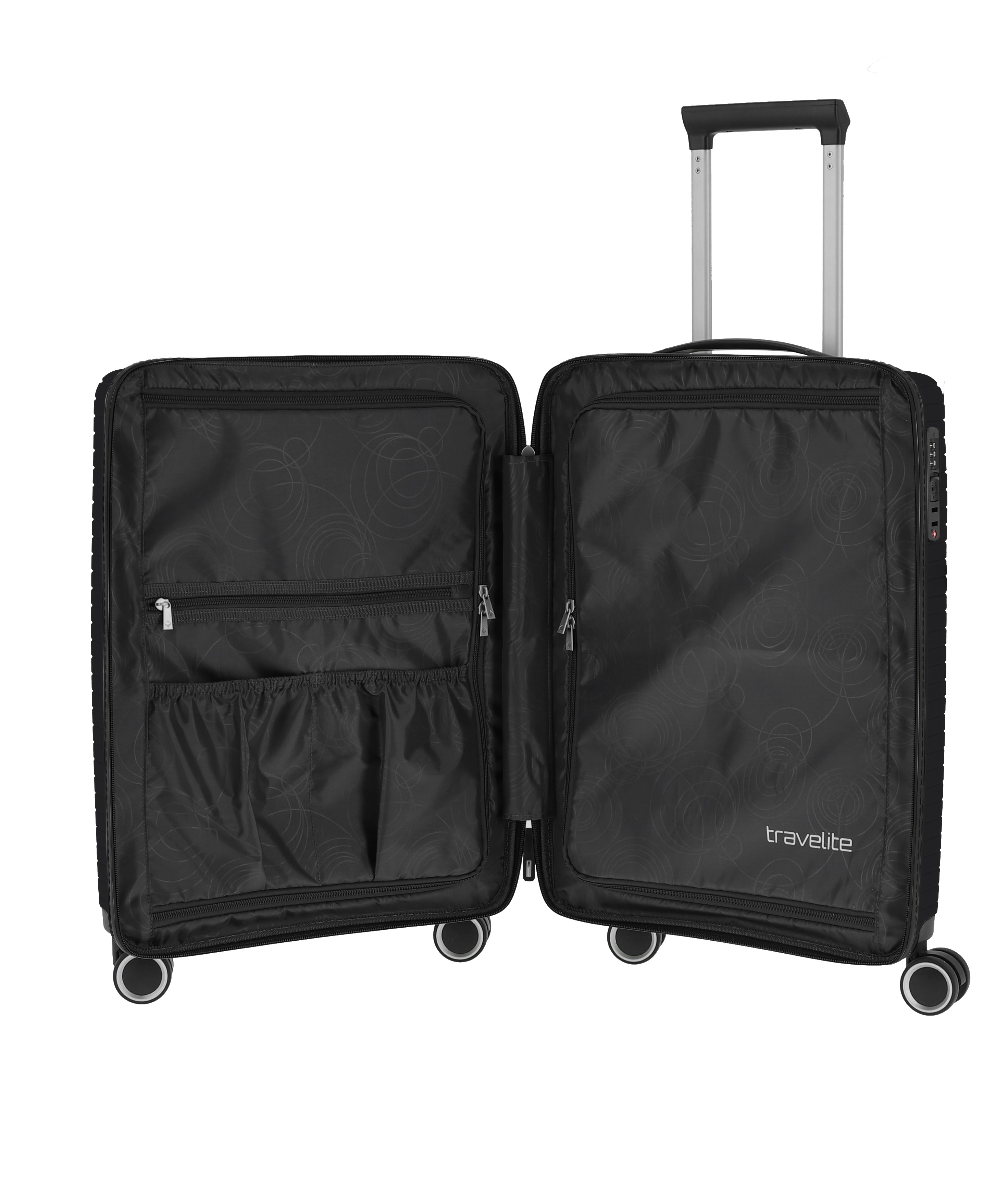 Travelite Koffer Orbita 4 Rollen Trolley S 55 cm Schwarz