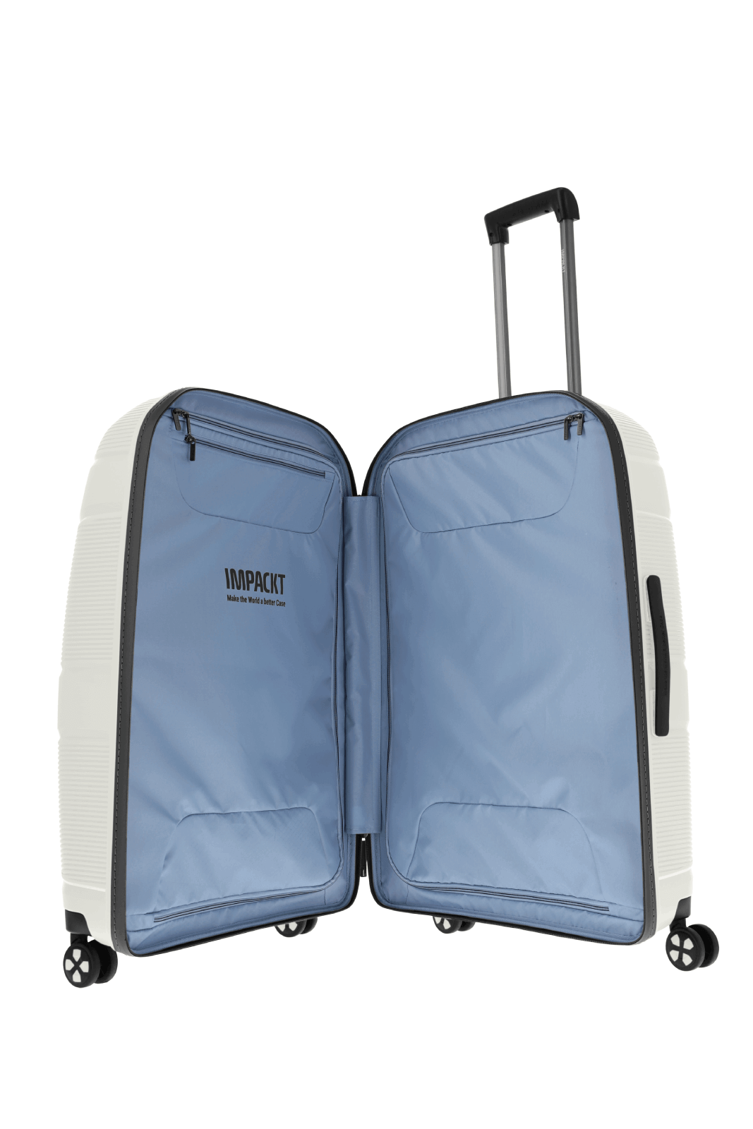 IMPACKT Koffer IP 1 L 76 cm mit 4 Rollen Polar White