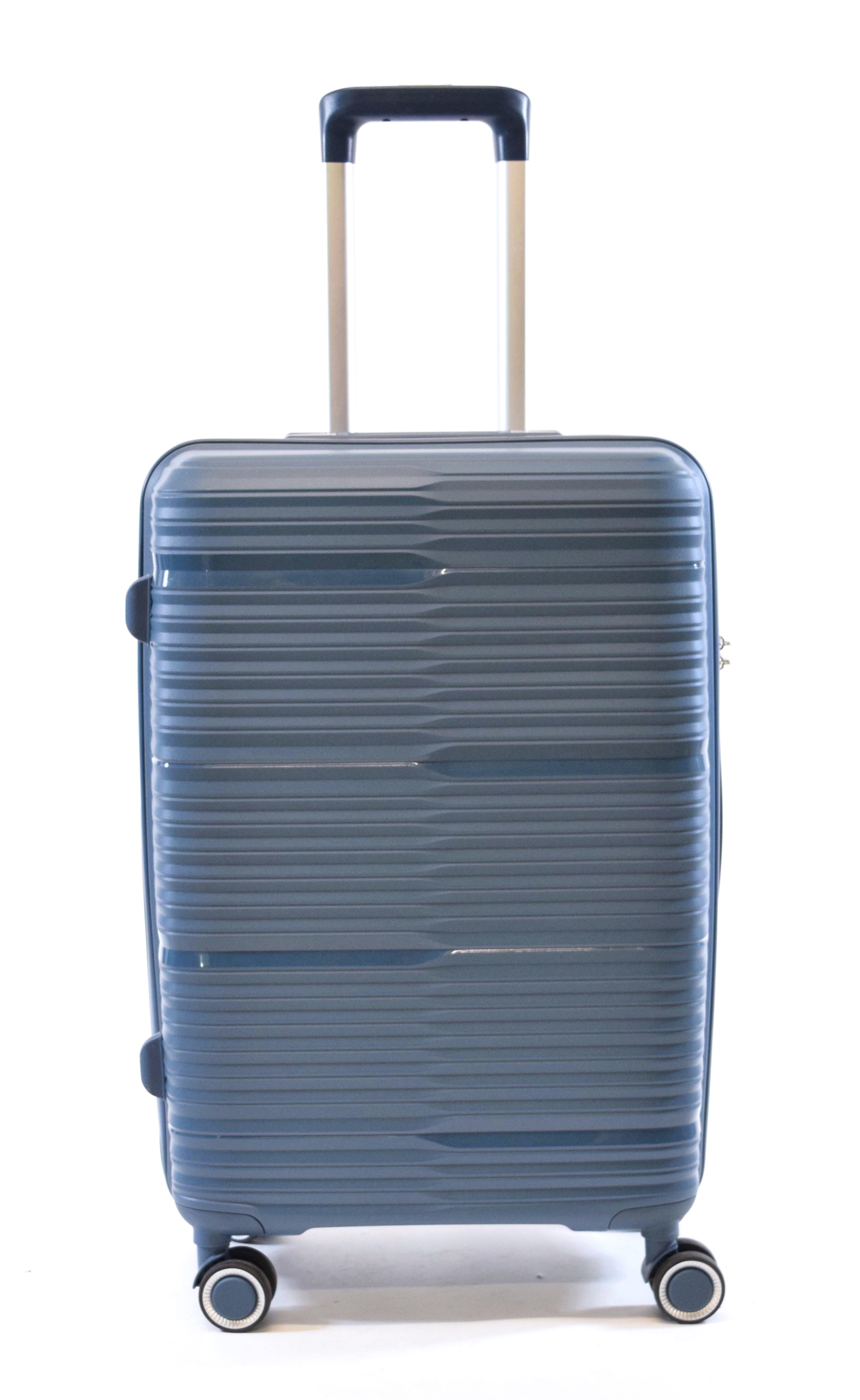 Trolley Koffer Flightourer Gr. M 66 cm mit 4 Rollen Fjord Blau