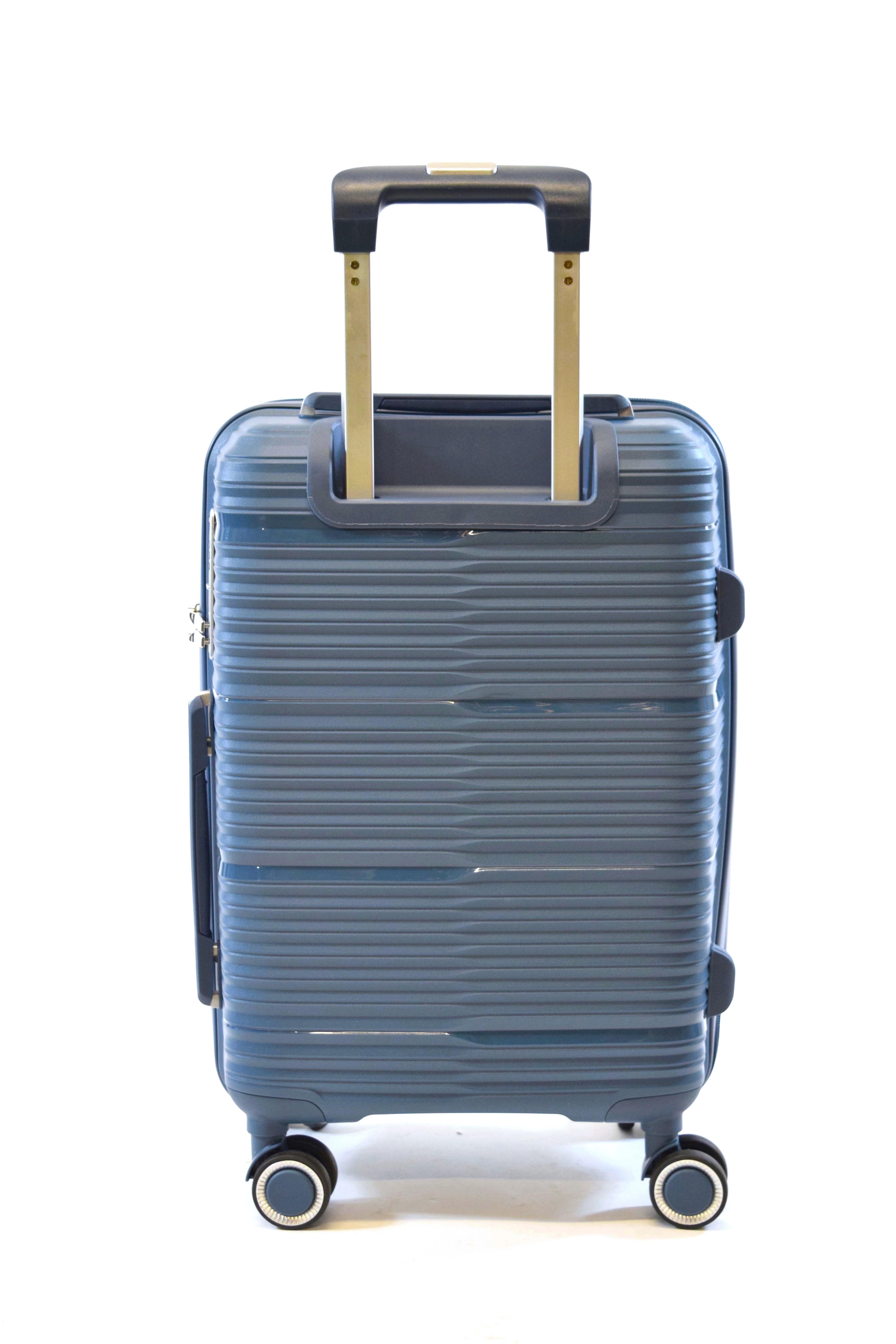 Trolley Koffer Flightourer Gr. S 55 cm mit 4 Rollen Fjord Blau