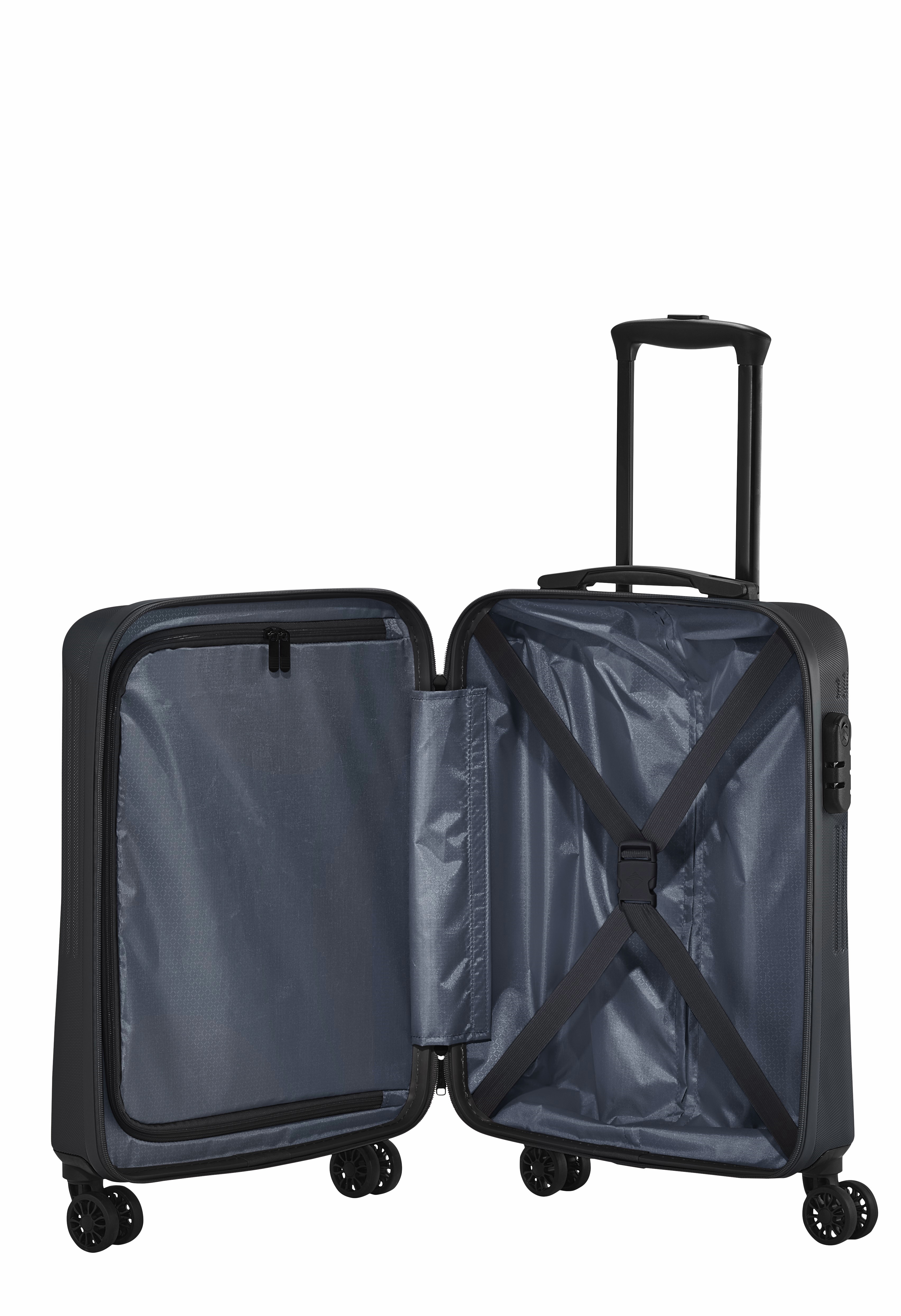 Travelite Trolley Bali S 55 cm mit 4 Rollen in Anthrazit