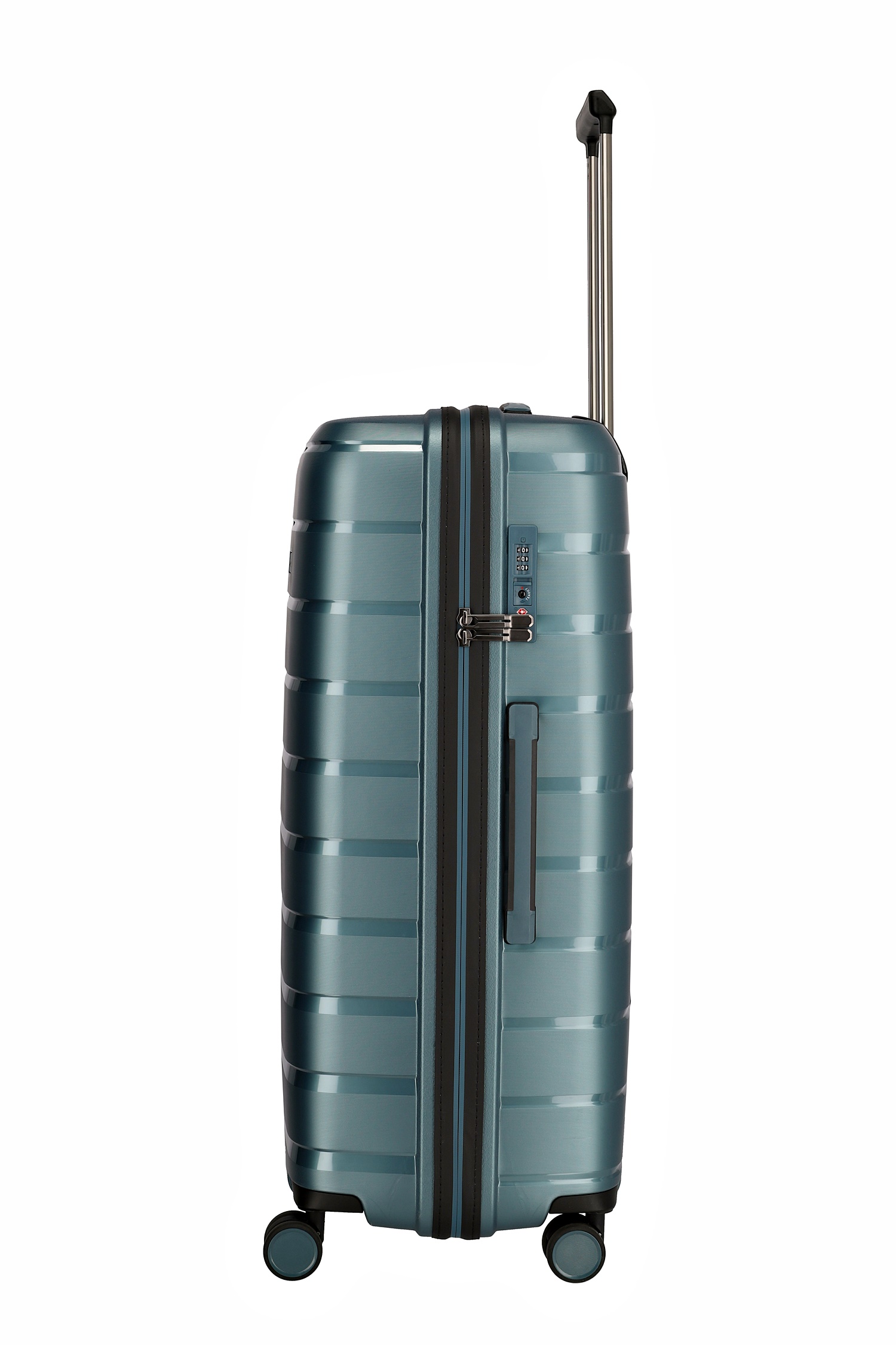 Travelite Koffer Air Base 4 Rollen Trolley L 77 cm Eisblau